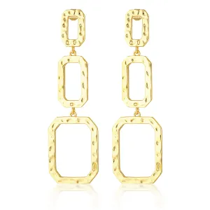 Allegra Drop Earrings Gold