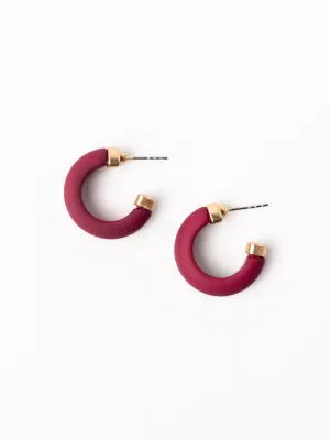 Amanda Earrings | Garnet