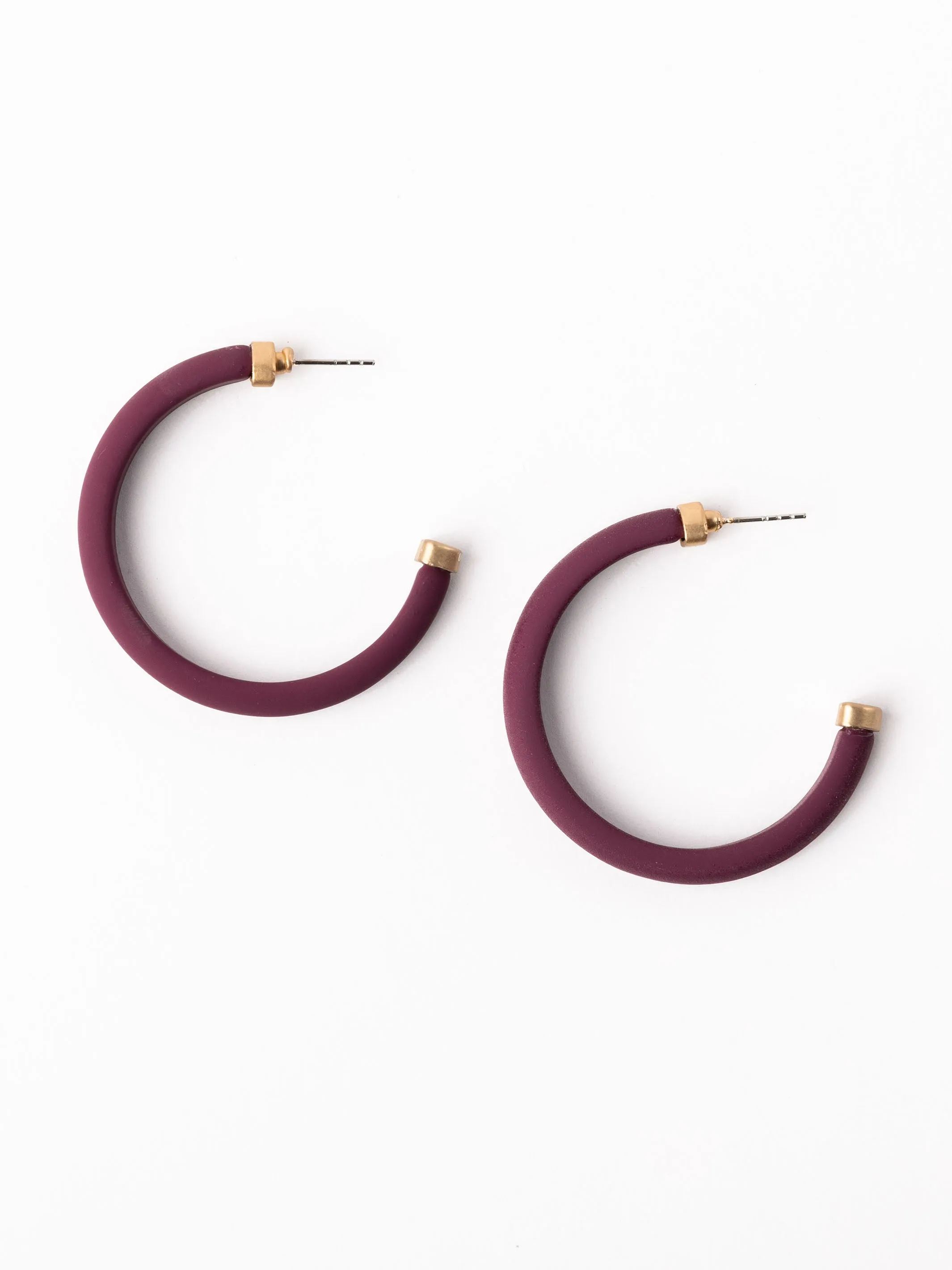 Amanda Earrings | Garnet