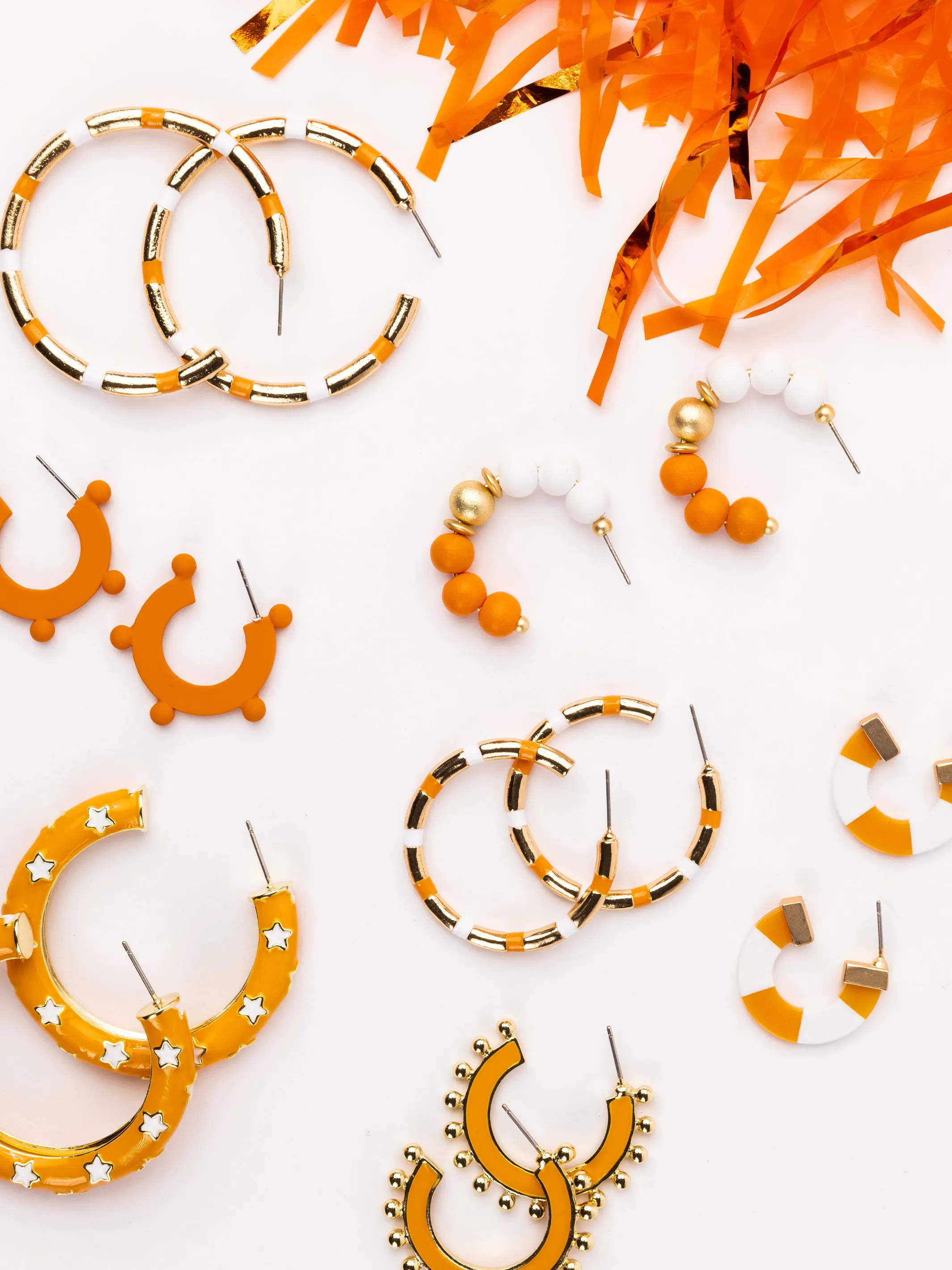 Amanda Earrings | Orange