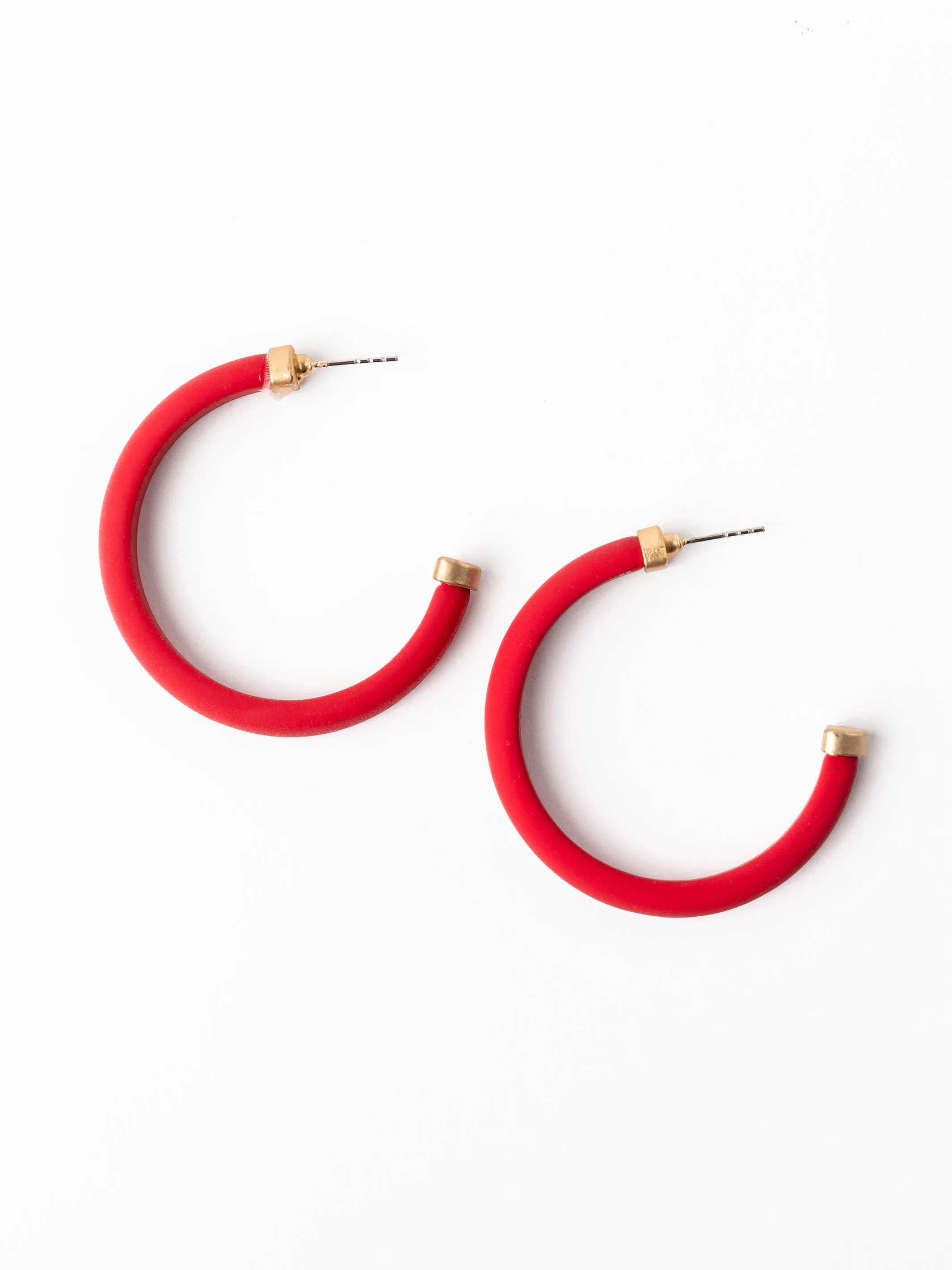 Amanda Earrings | Red