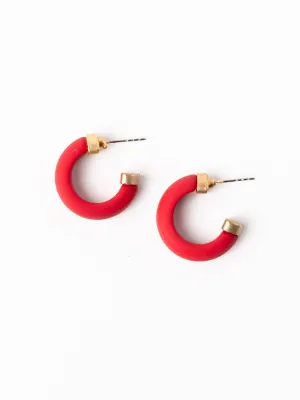 Amanda Earrings | Red