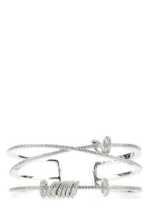 APM Monaco Sliding Rings Embellished Cuff