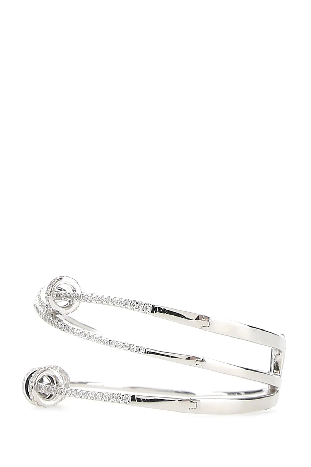 APM Monaco Sliding Rings Embellished Cuff