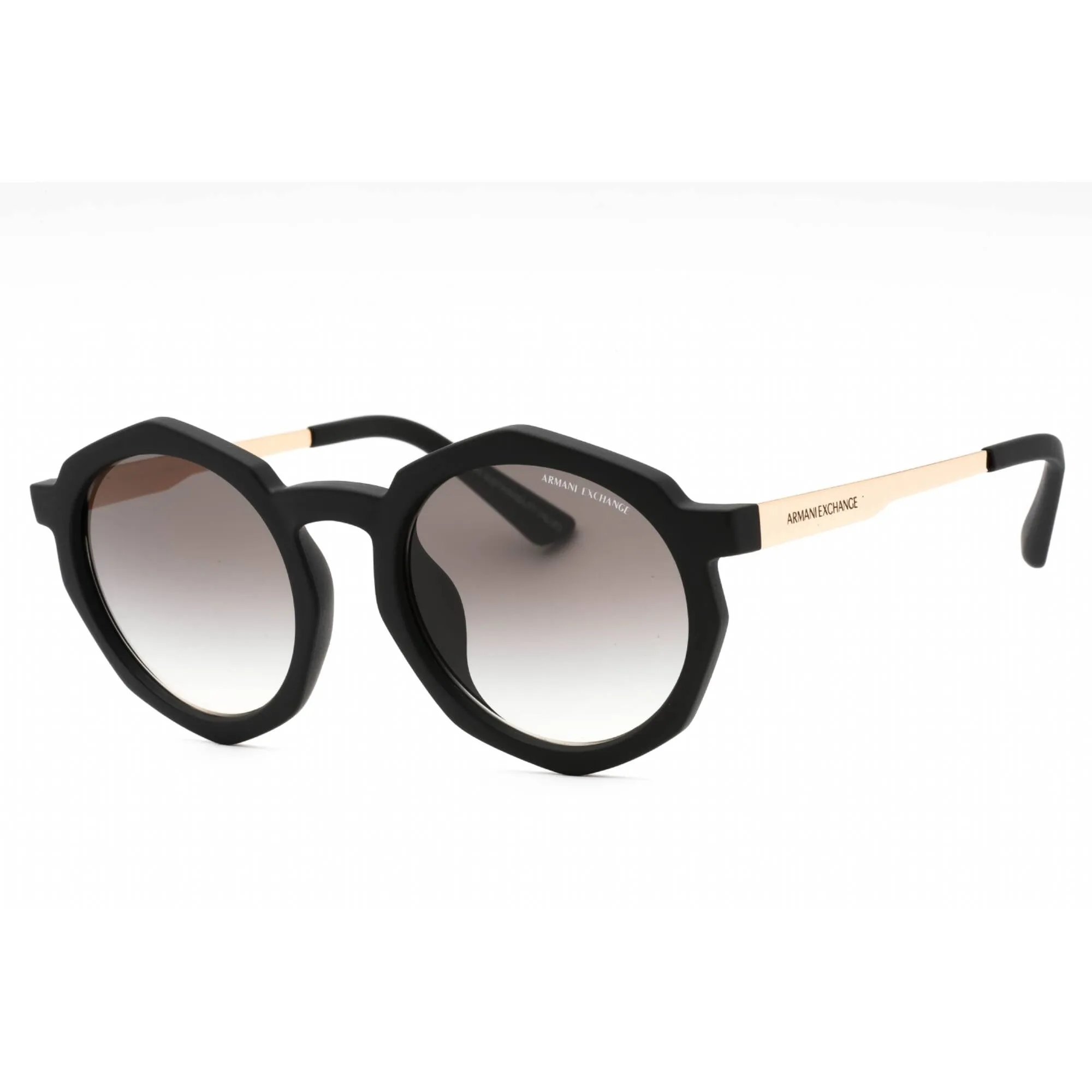 Armani Exchange Women's Sunglasses - Black Geometric Full Rim Frame | 0AX4132SU 815811