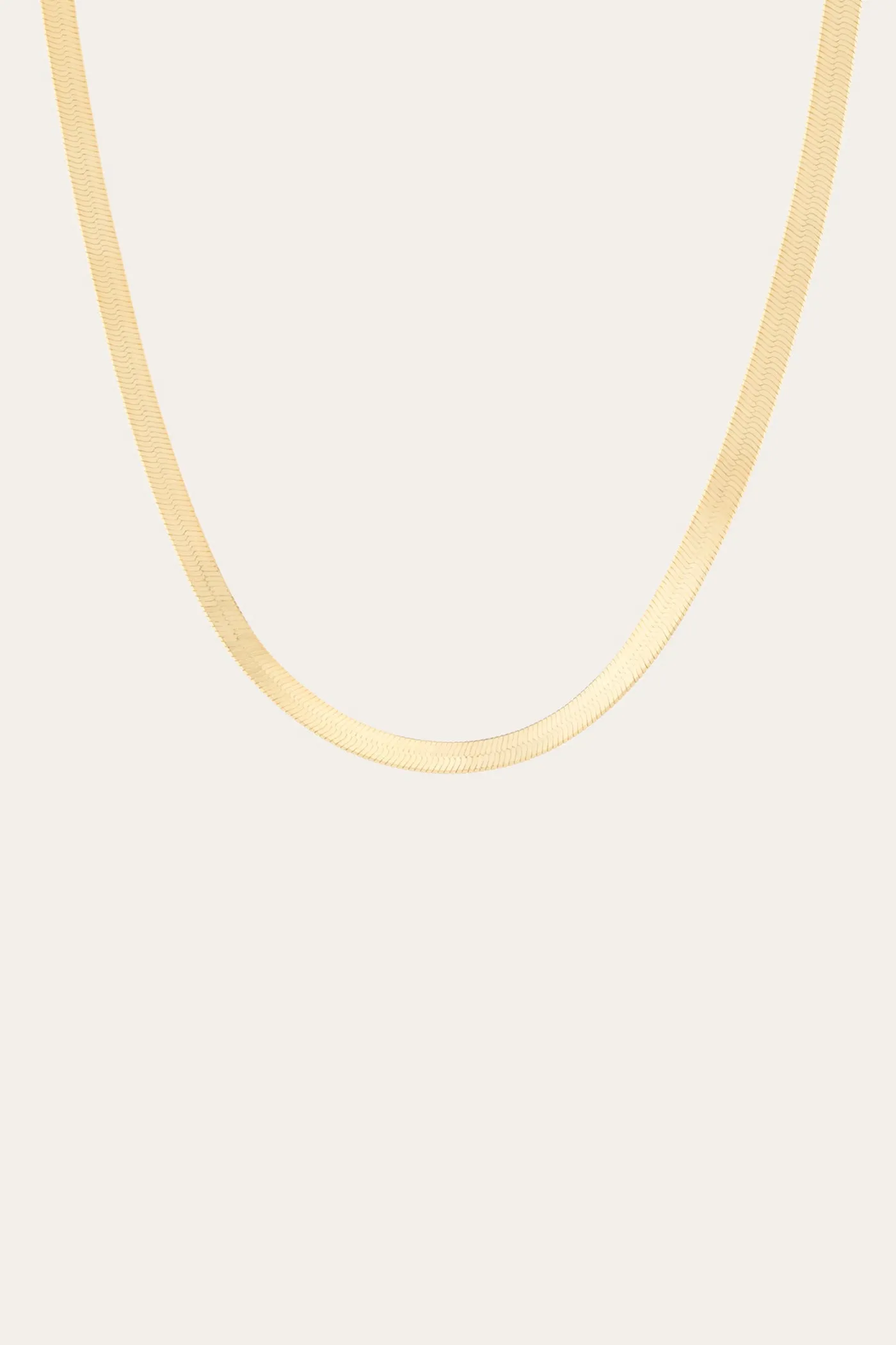 Aurate x Frye: Bold Herringbone Necklace