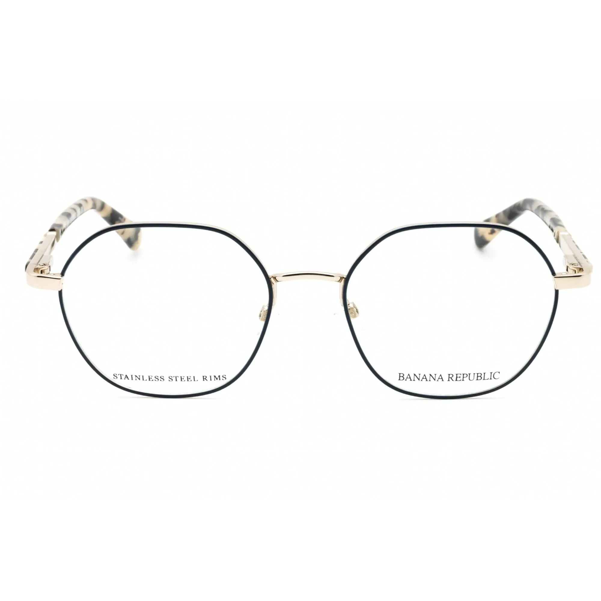 Banana Republic Women's Eyeglasses - Blue Geometric Full Rim Frame | BR 227 0PJP 00