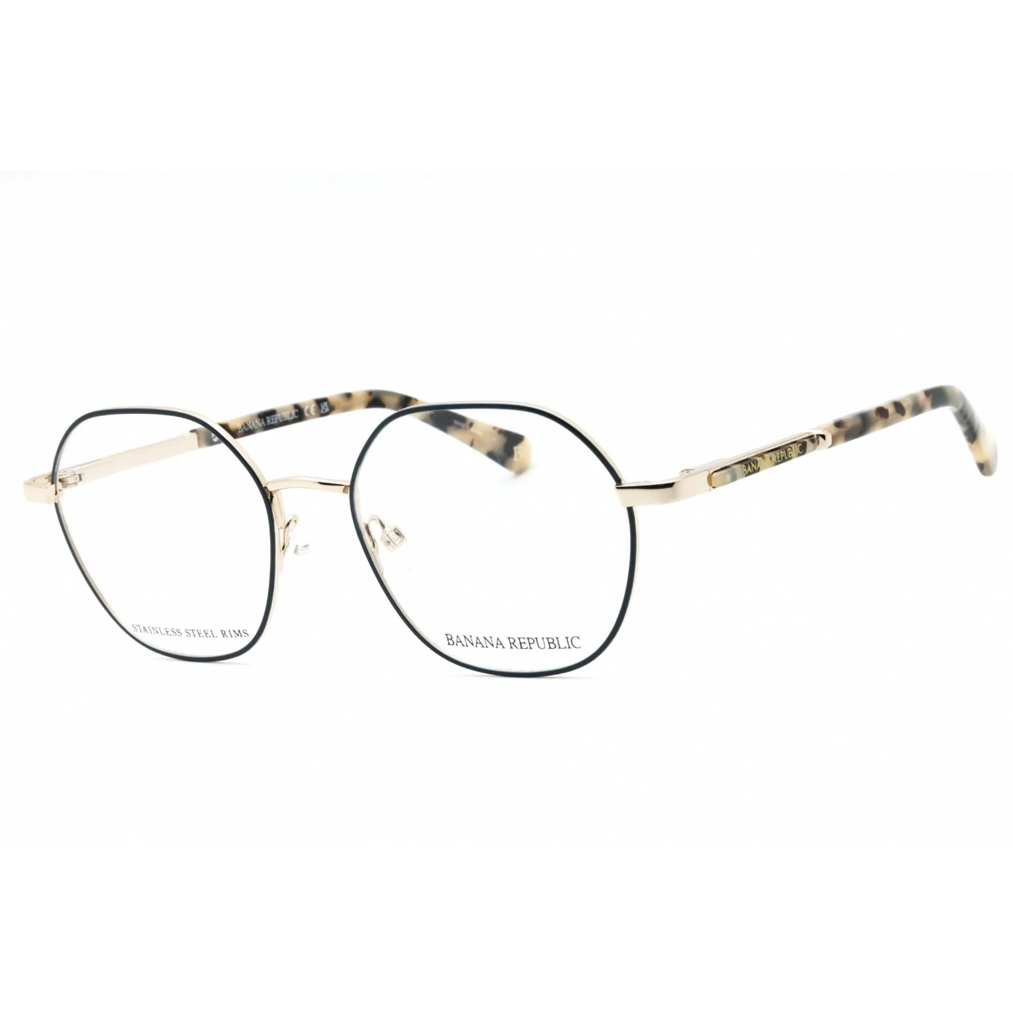 Banana Republic Women's Eyeglasses - Blue Geometric Full Rim Frame | BR 227 0PJP 00