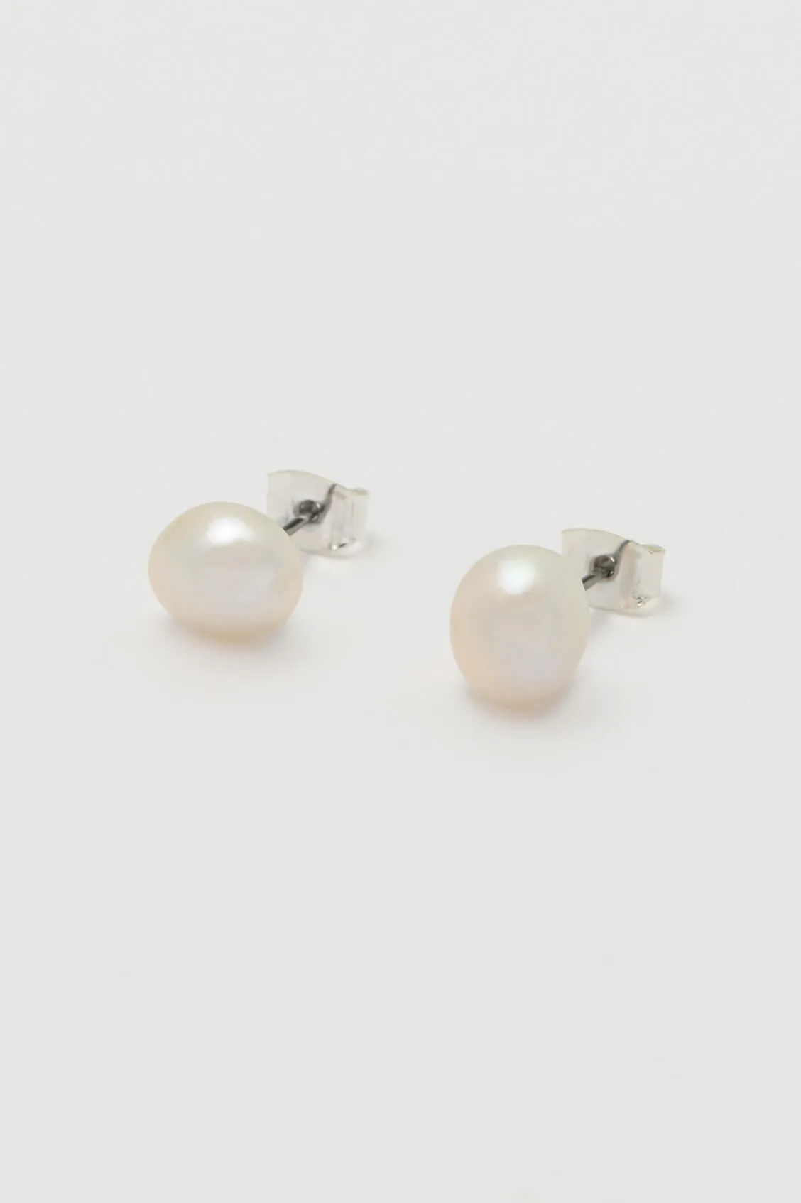 Baroque Pearl Stud Earrings
