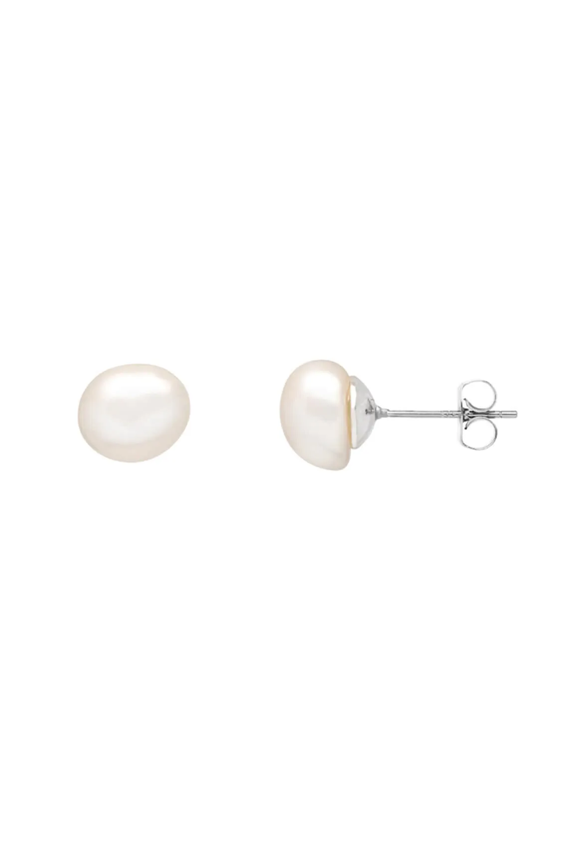 Baroque Pearl Stud Earrings