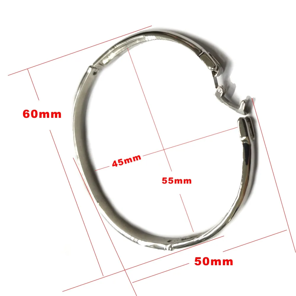 BL525C Silver Siam Bangle