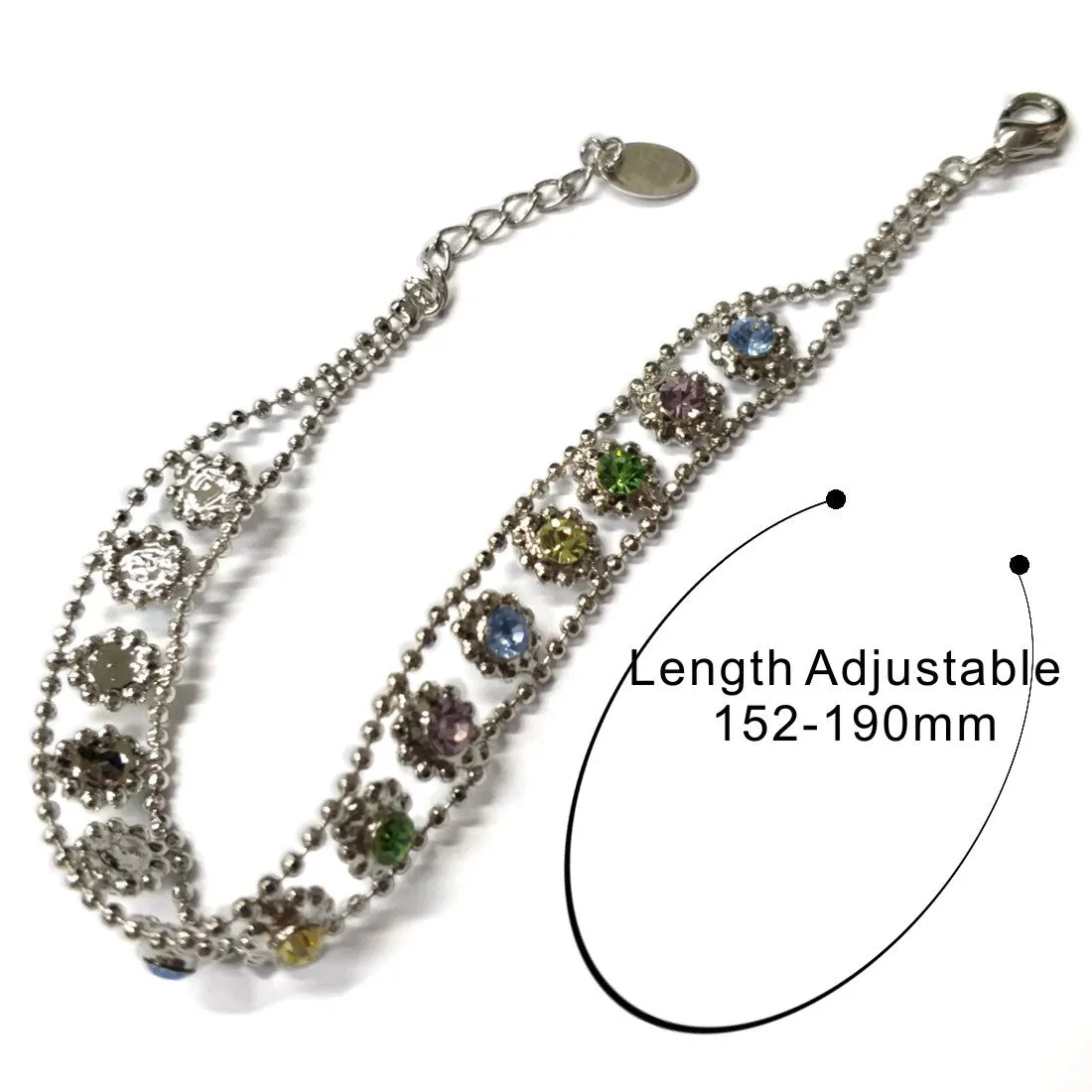 BL819A Color Crystal Bracelet
