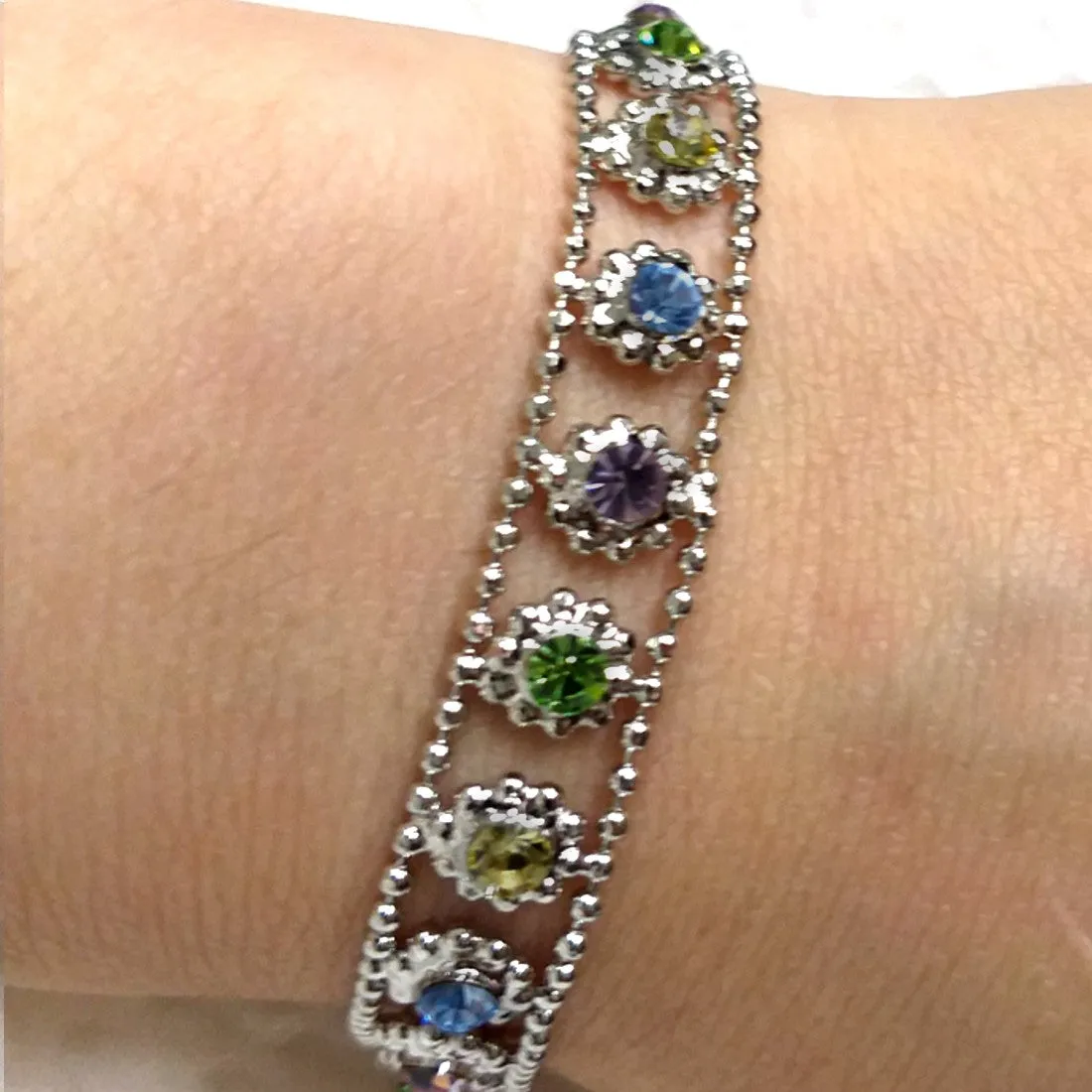 BL819A Color Crystal Bracelet