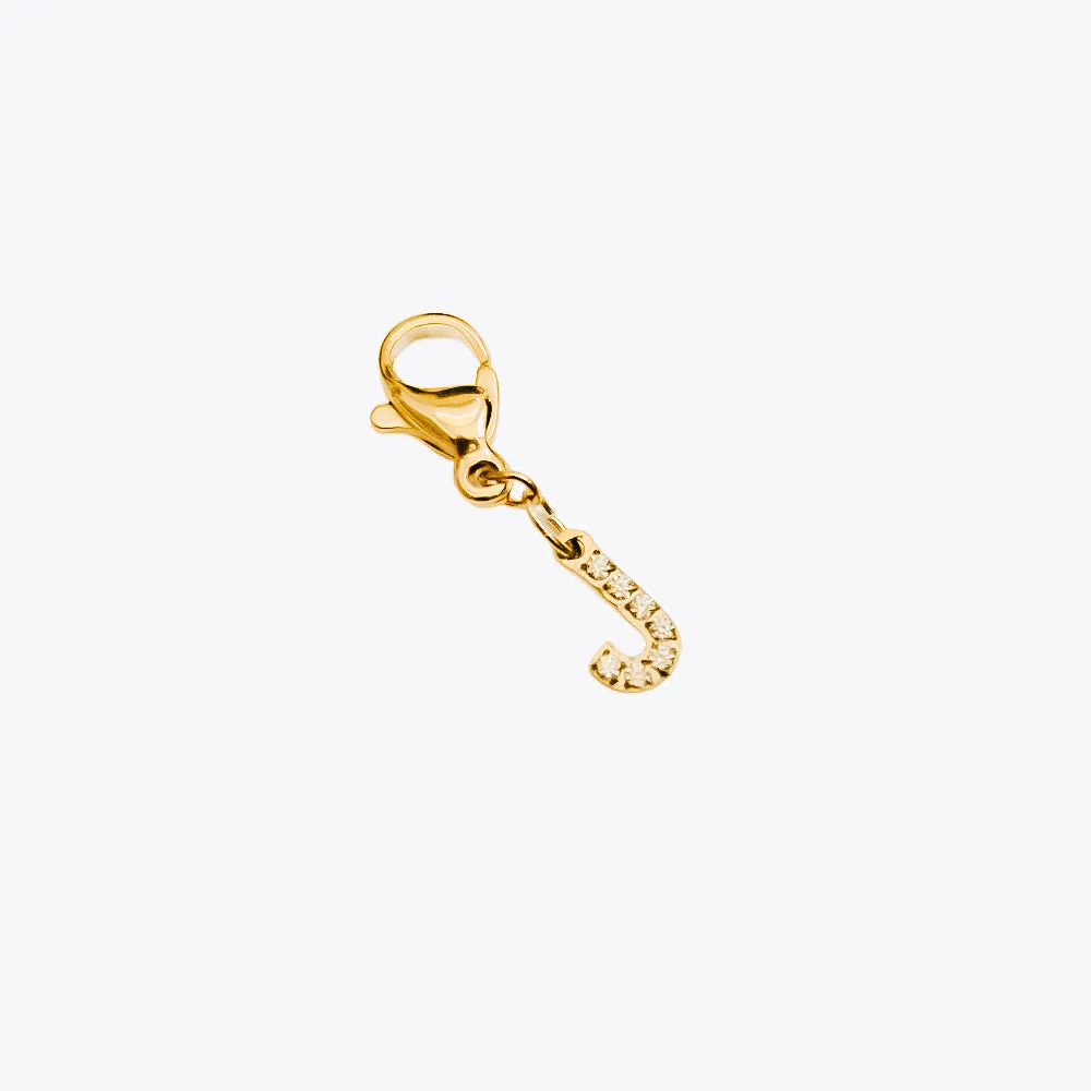 BUNDLED Initial Charm Bar Chanelle Charms  - WATERPROOF
