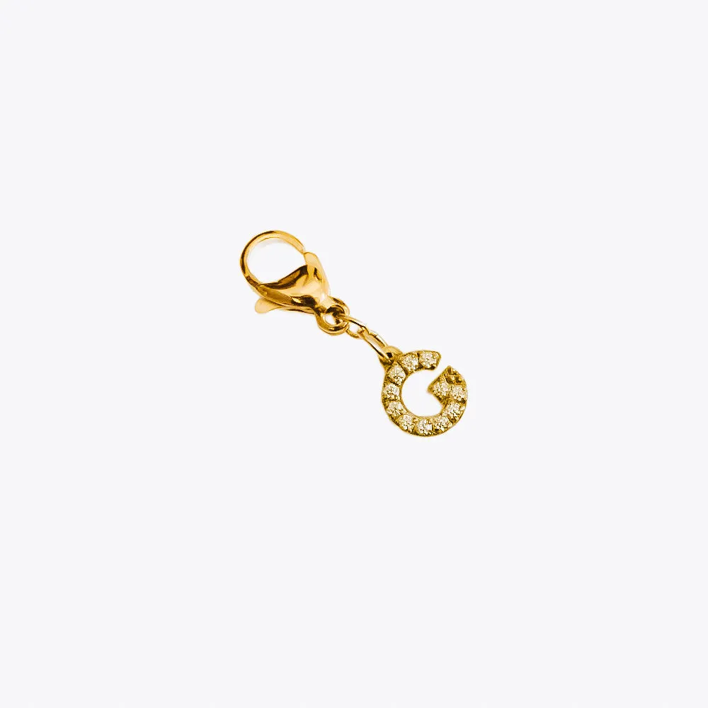BUNDLED Initial Charm Bar Chanelle Charms  - WATERPROOF