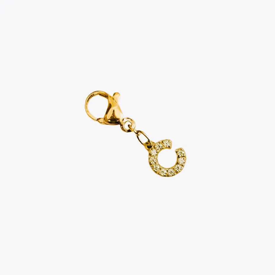 BUNDLED Initial Charm Bar Chanelle Charms  - WATERPROOF