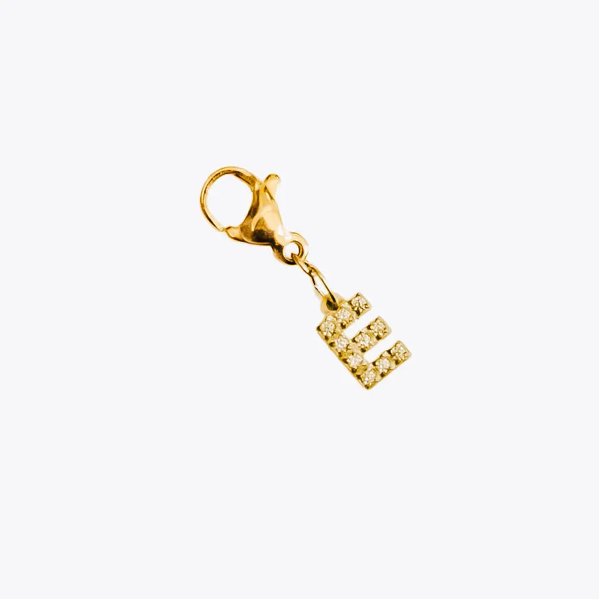 BUNDLED Initial Charm Bar Chanelle Charms  - WATERPROOF