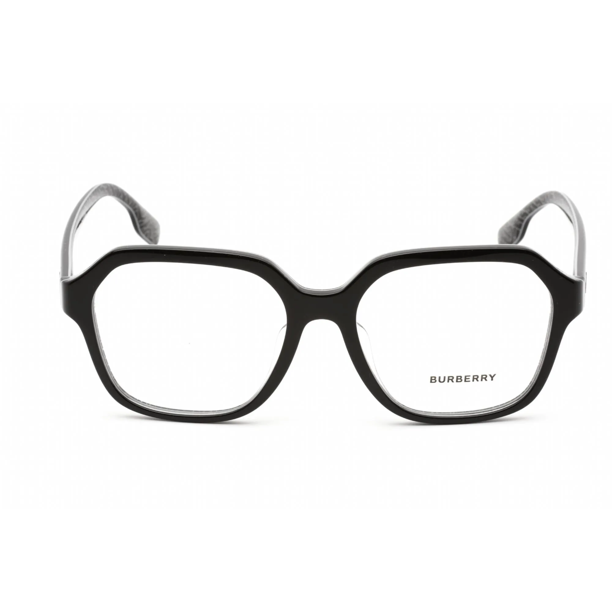 Burberry Women's Eyeglasses - Black Print Crystal Geometric Frame | 0BE2358F 3977