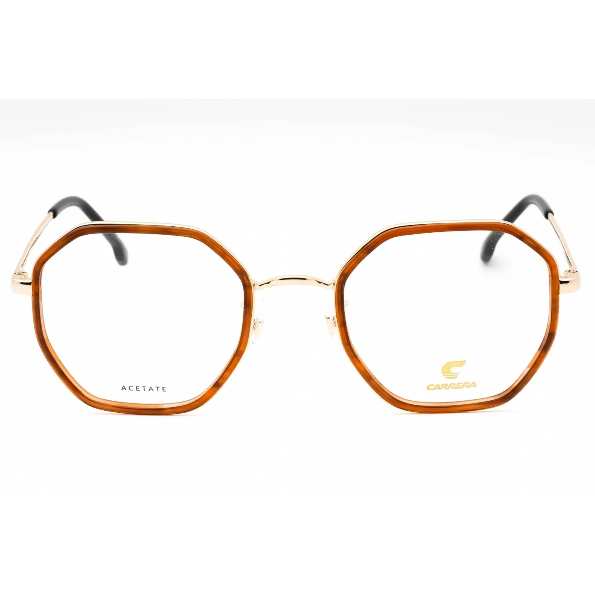 Carrera Women's Eyeglasses - Brown Horn Metal Geometric Frame | CARRERA 3034 0EX4 00