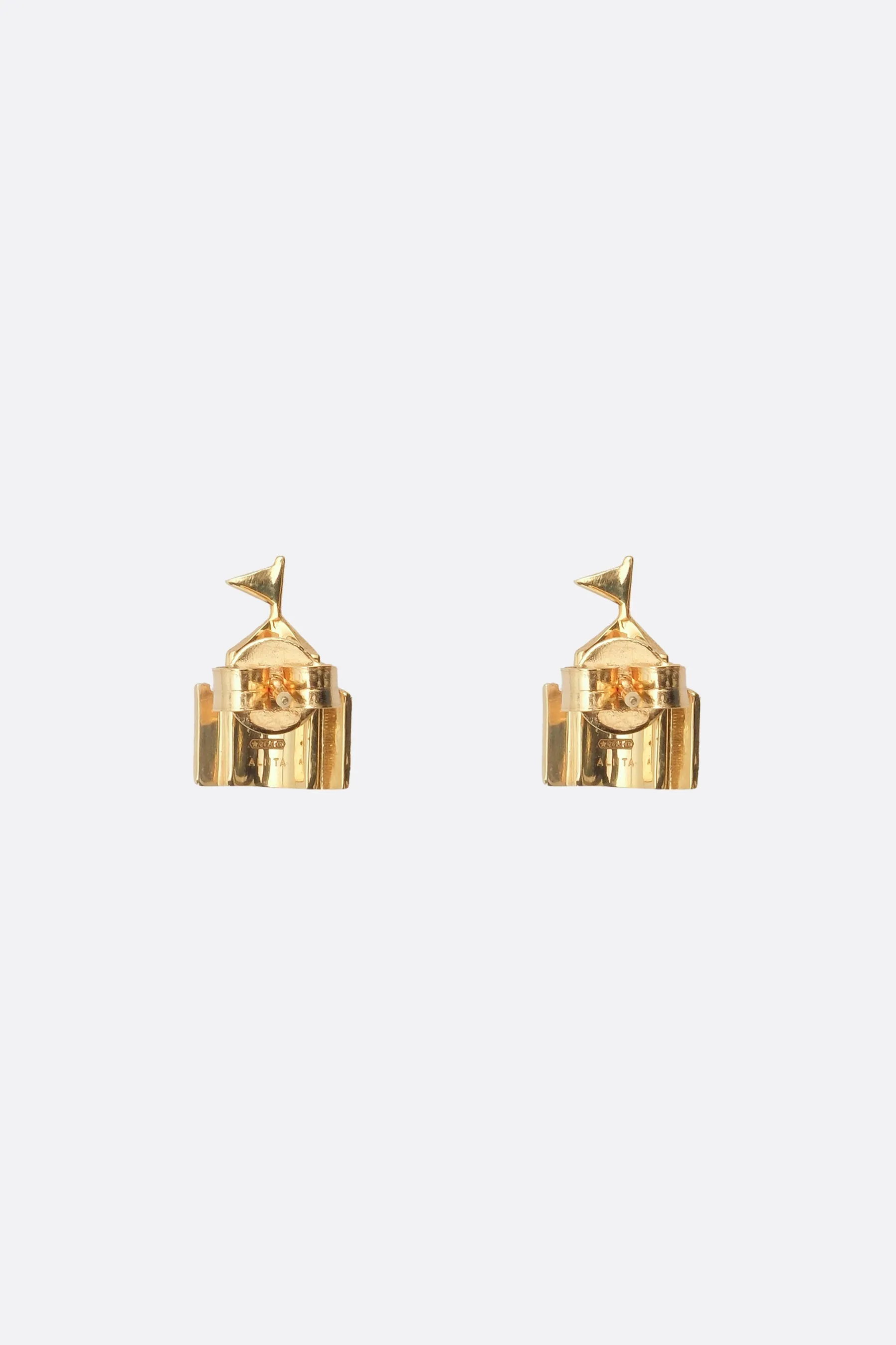 Castillo Brillante earrings in yellow gold