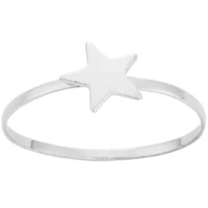 Classic Women's Sterling Silver Small Star Ring - W-1519
