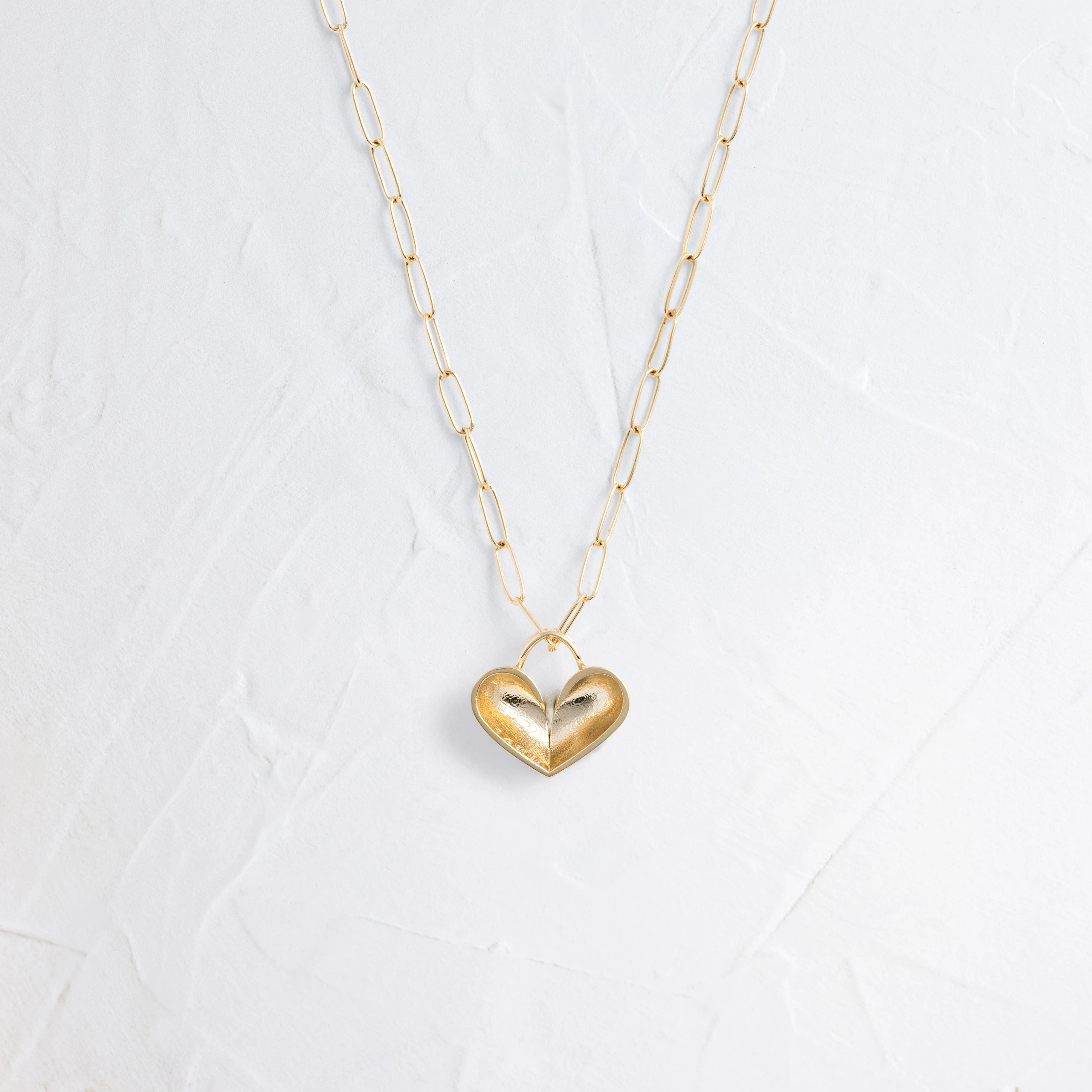 Cracked Open Heart Mini Pendant