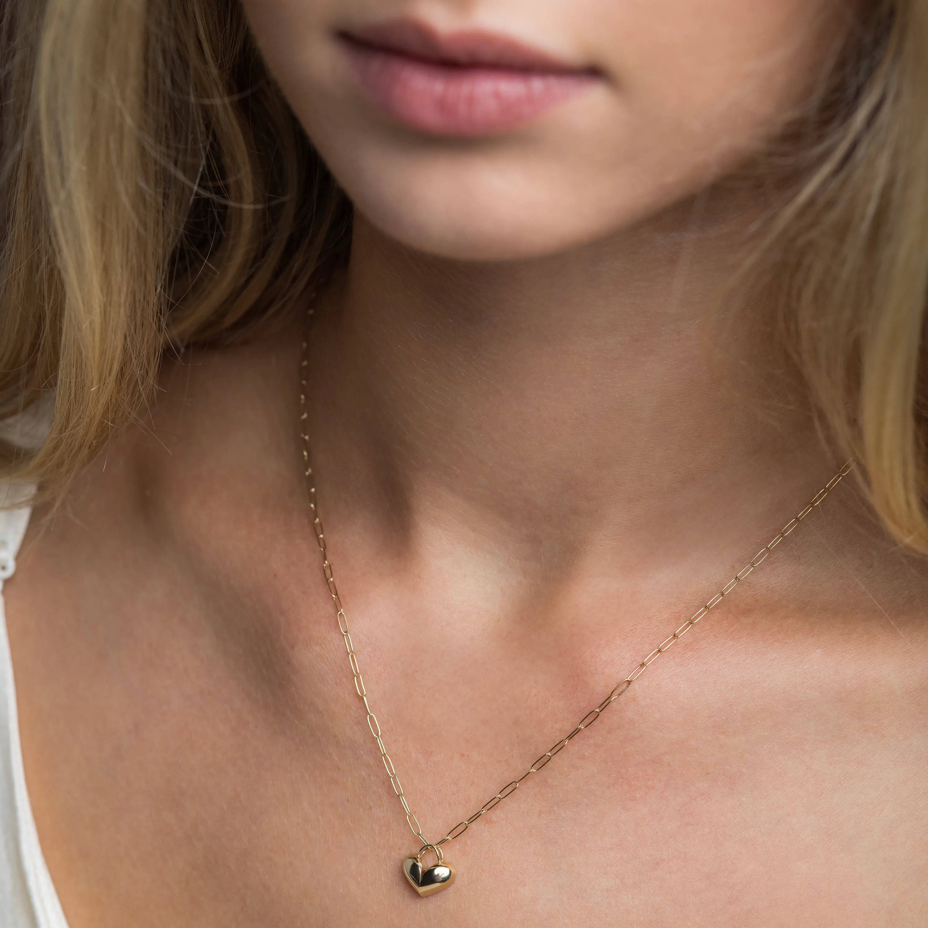Cracked Open Heart Mini Pendant