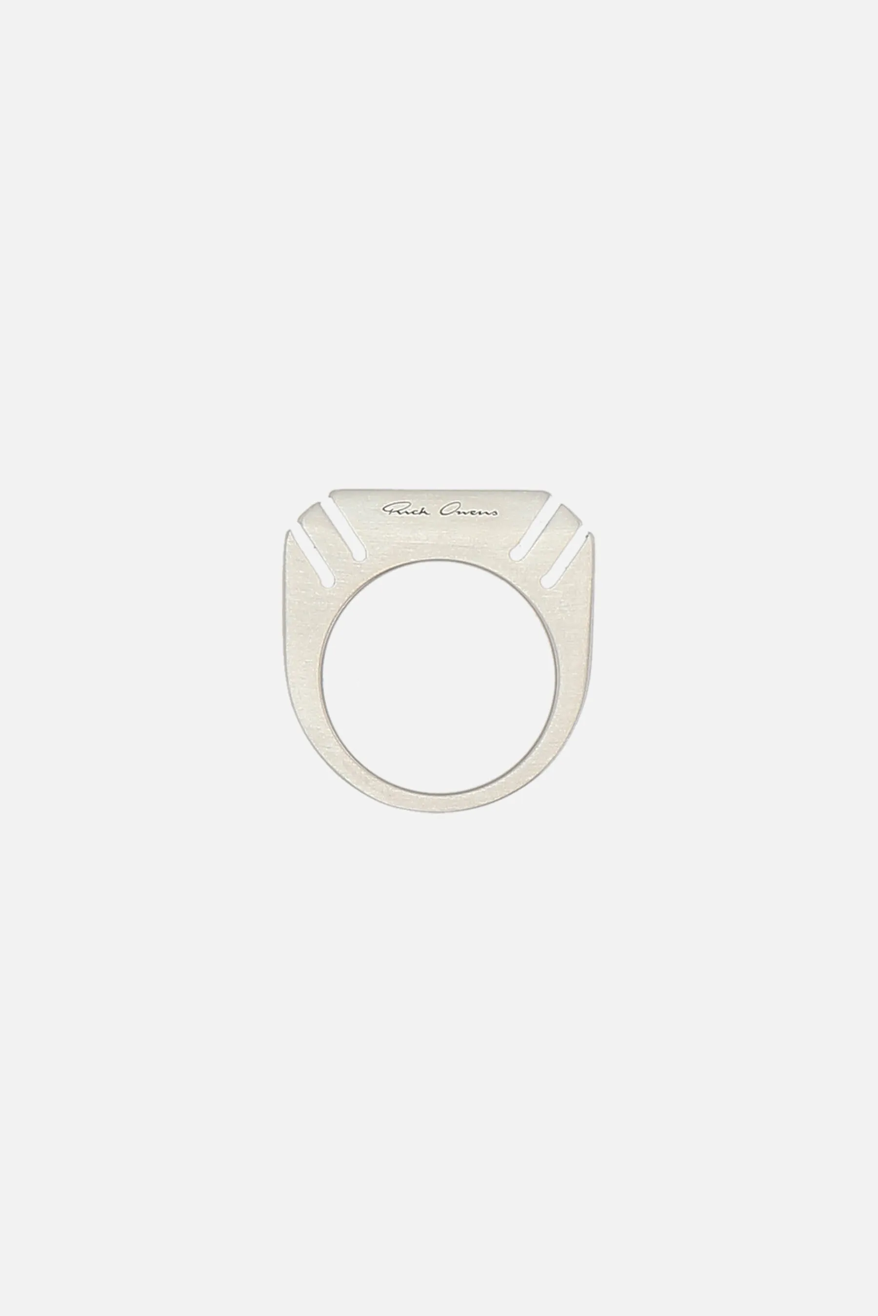Cut Beveled brass ring