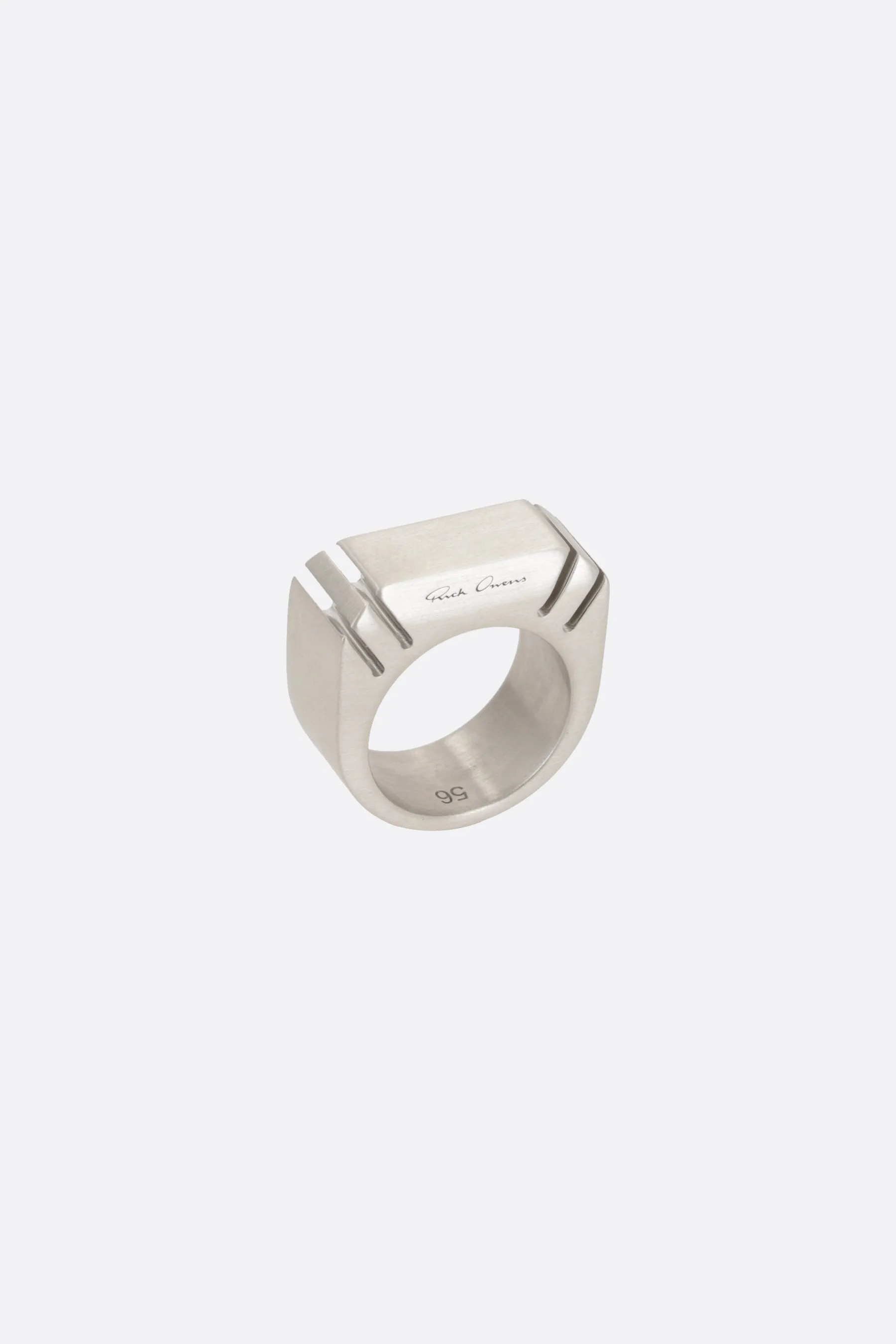 Cut Beveled brass ring