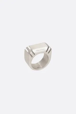 Cut Beveled brass ring