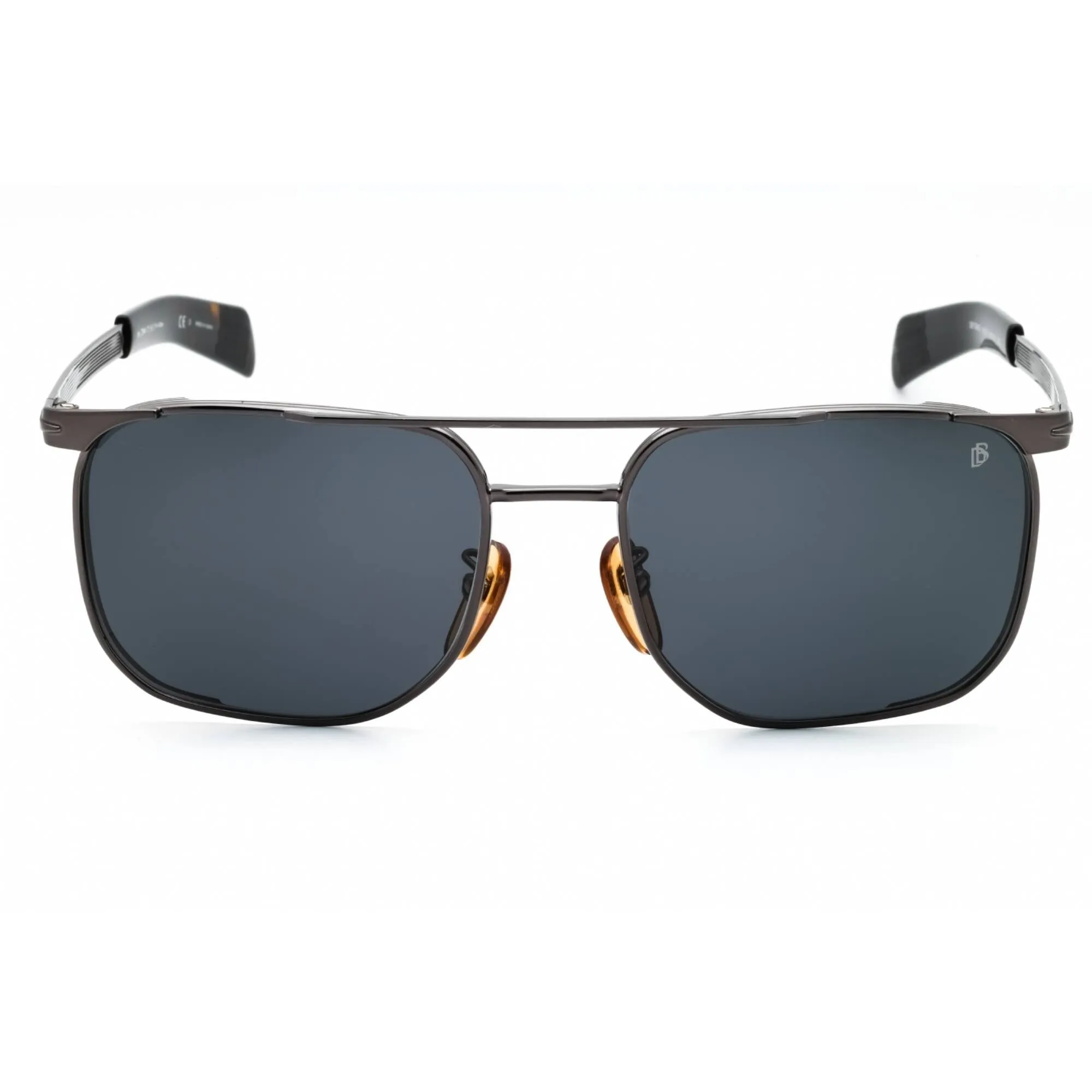 David Beckham Men's Sunglasses - Dark Ruthenium Metal Full Rim Frame | DB 7048/S KJ1