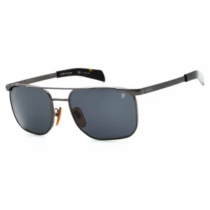 David Beckham Men's Sunglasses - Dark Ruthenium Metal Full Rim Frame | DB 7048/S KJ1