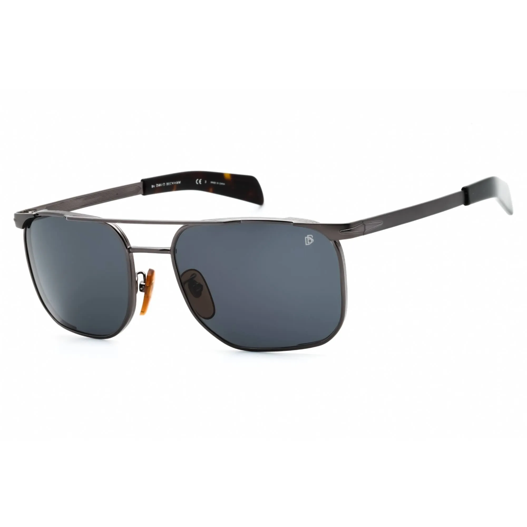 David Beckham Men's Sunglasses - Dark Ruthenium Metal Full Rim Frame | DB 7048/S KJ1