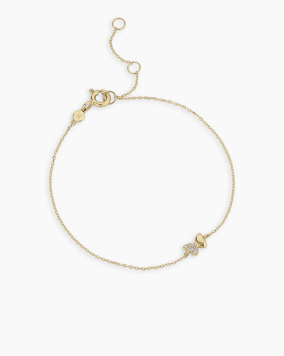 Diamond Bond Butterfly Bracelet