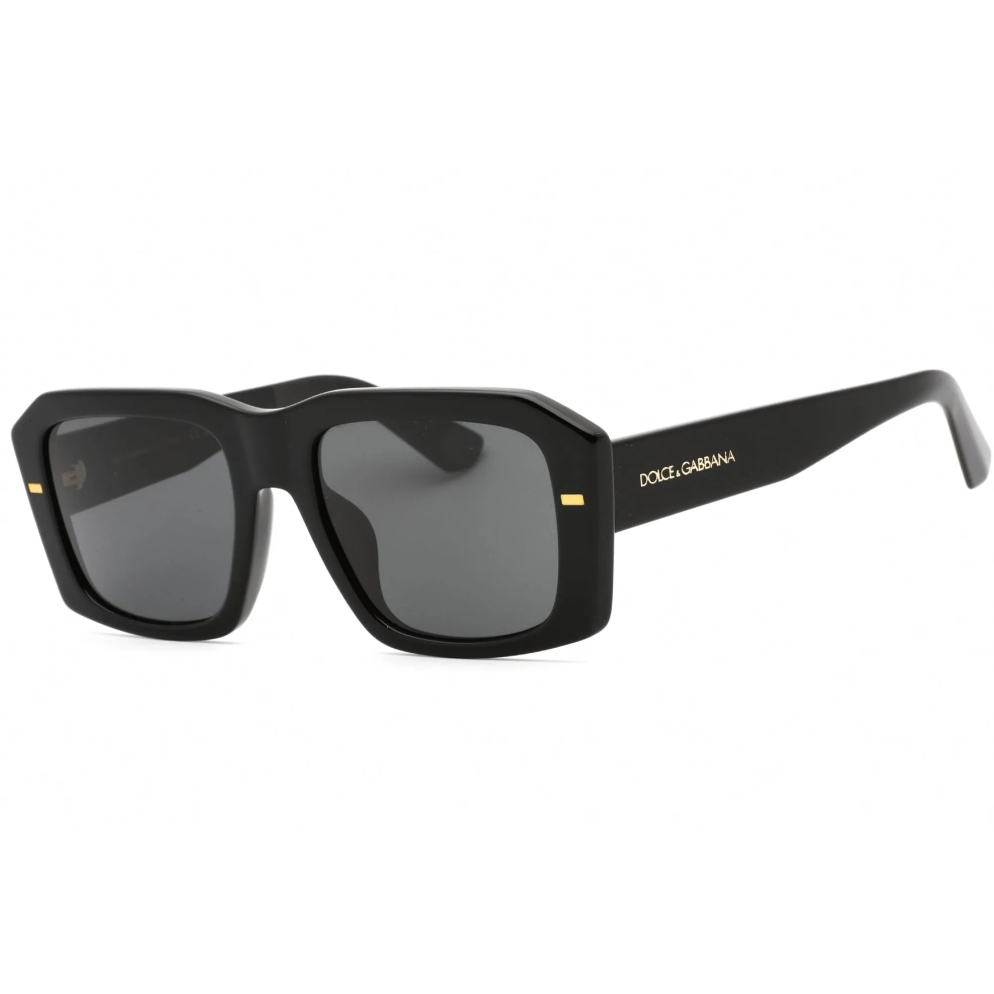 Dolce & Gabbana Men's Sunglasses - Black Plastic Geometric Frame | 0DG4430F 501/87