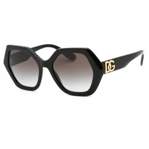 Dolce & Gabbana Women's Sunglasses - Black Geometric Full Rim Frame | 0DG4406 501/8G