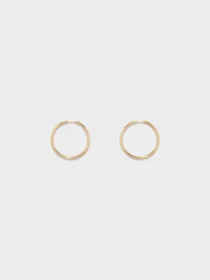 Elona Large 18kt Gold-Plated Hoop Earrings