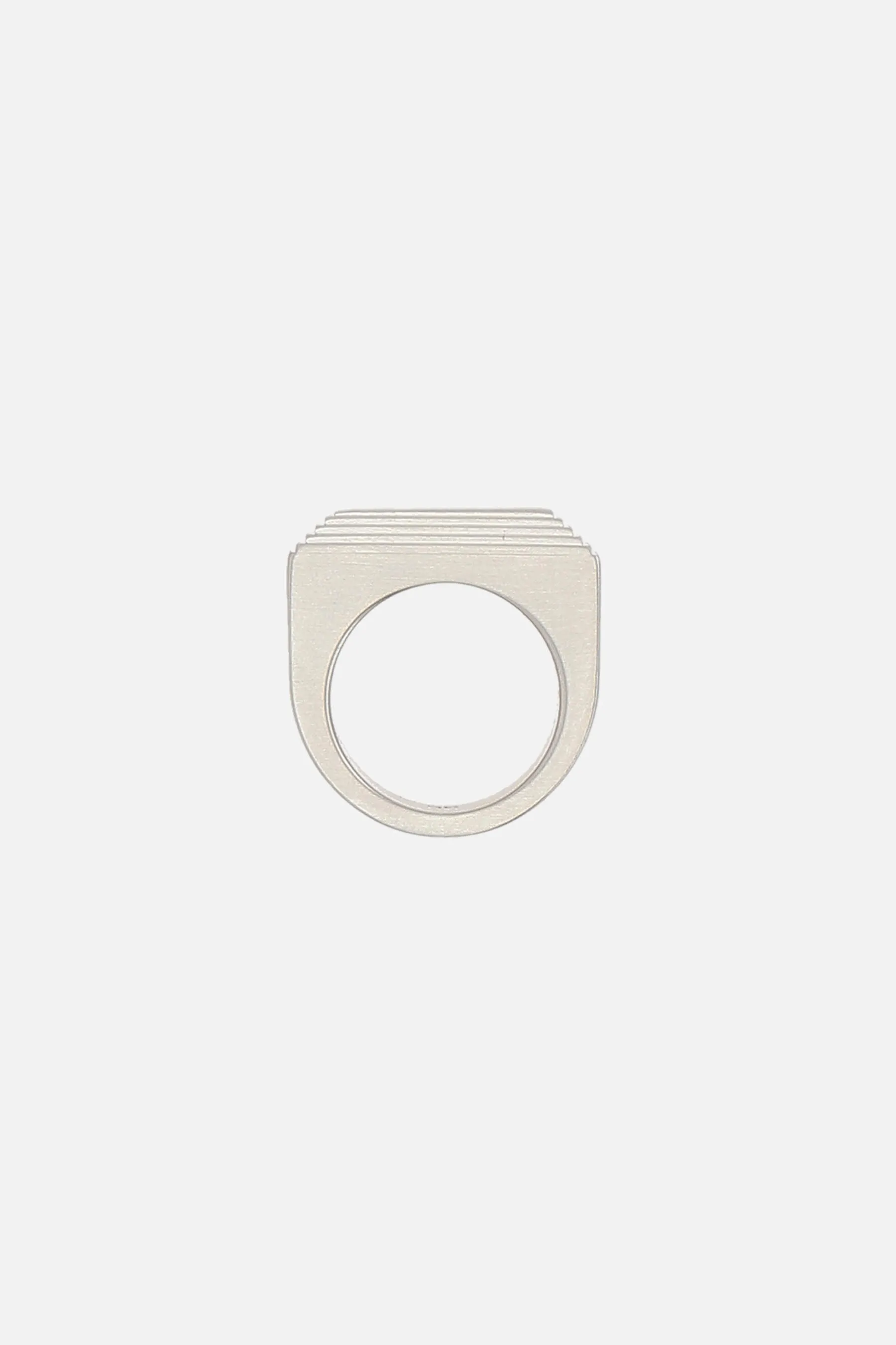 Etched Beveled brass ring