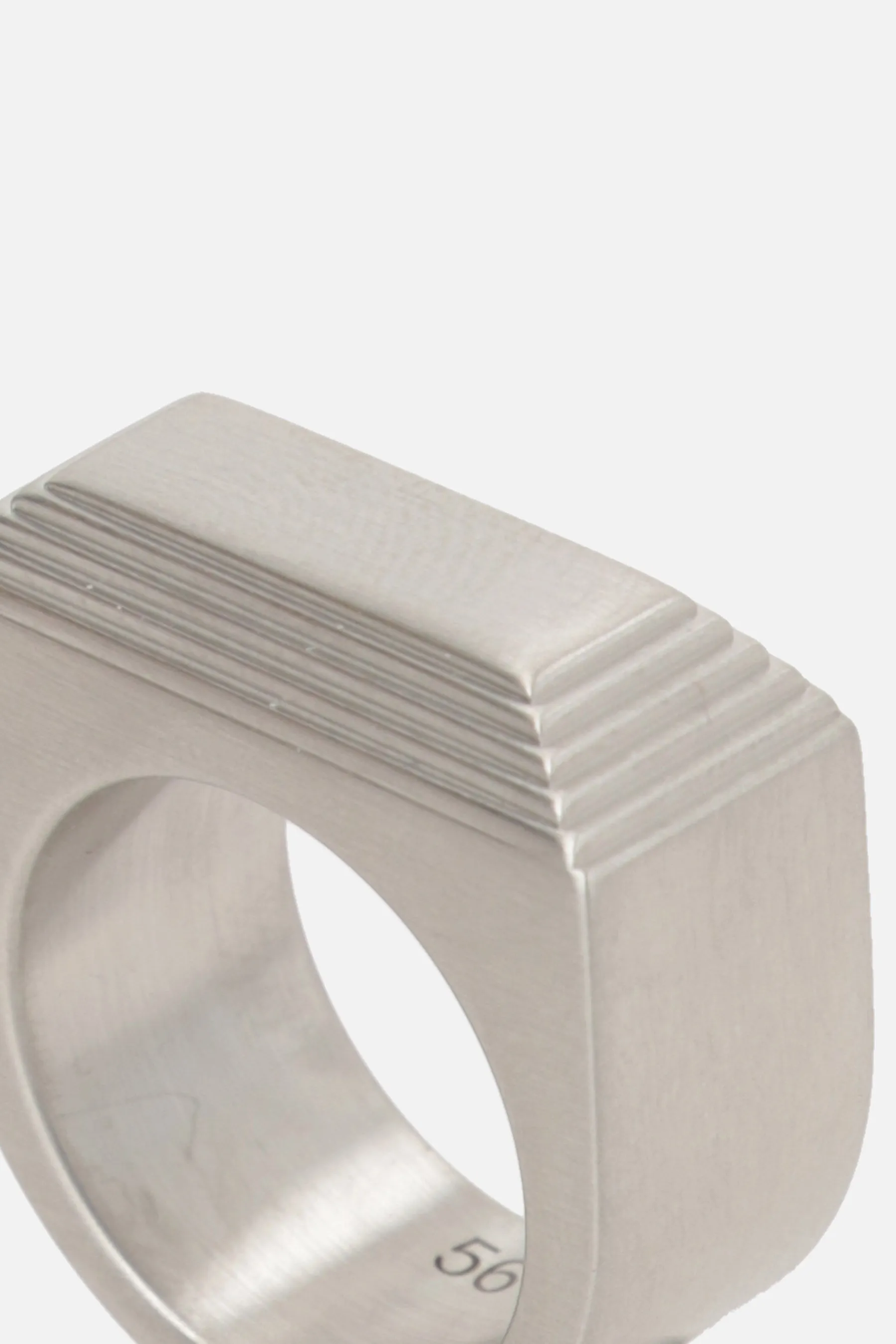 Etched Beveled brass ring