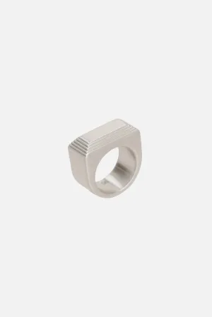 Etched Beveled brass ring