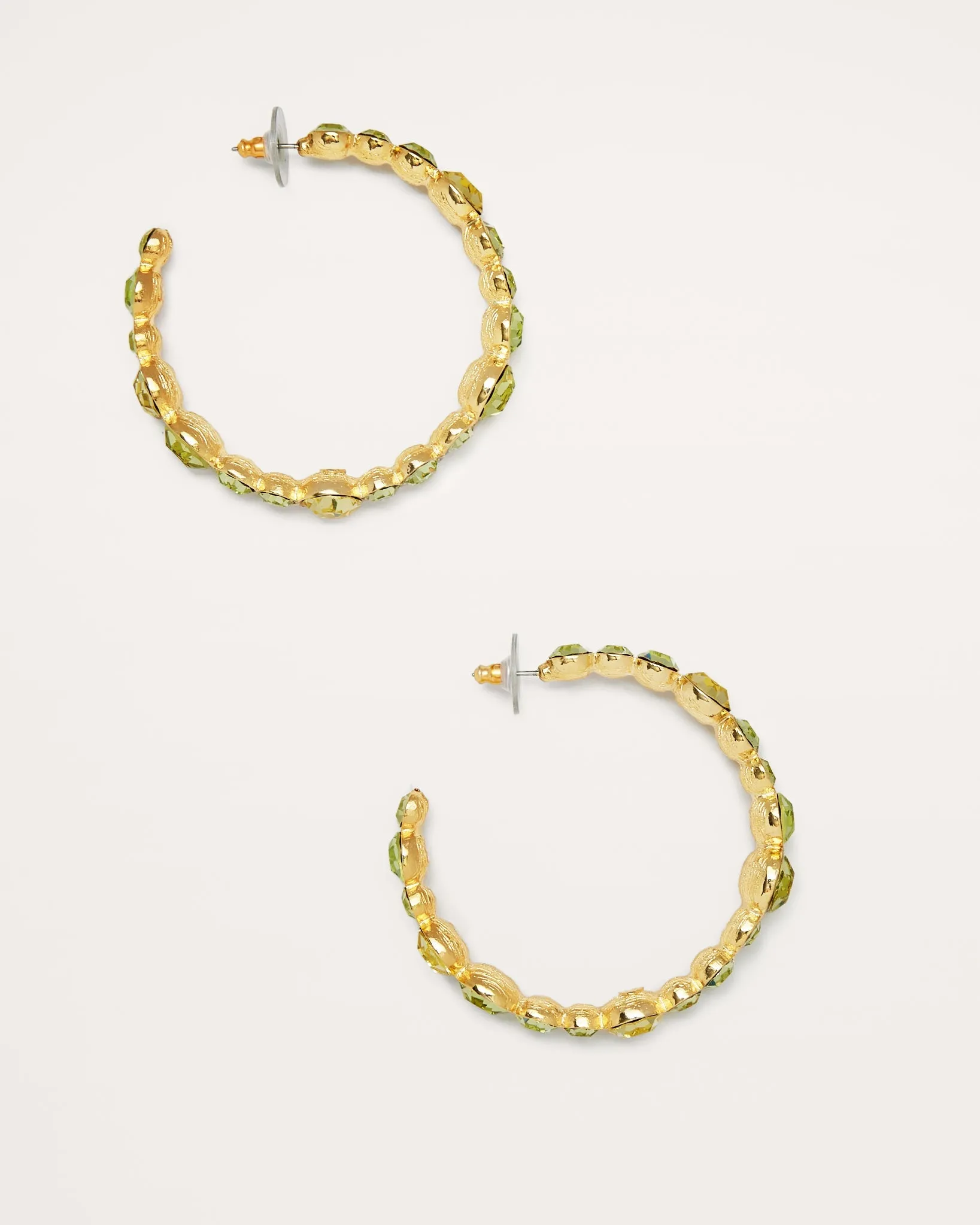 Eureka Crystal Hoop Earrings