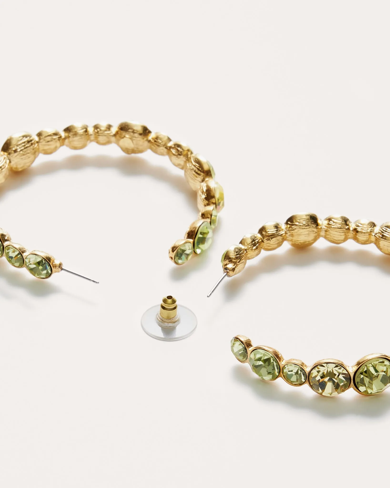 Eureka Crystal Hoop Earrings