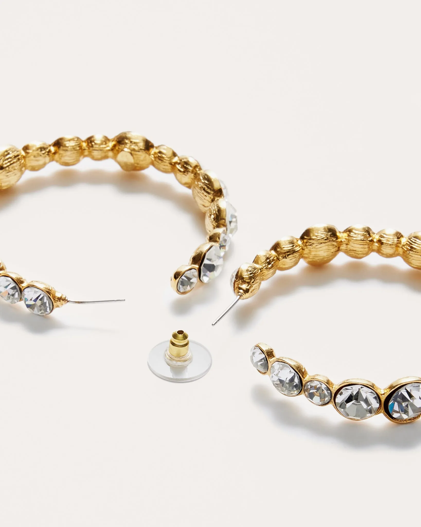 Eureka Crystal Hoop Earrings