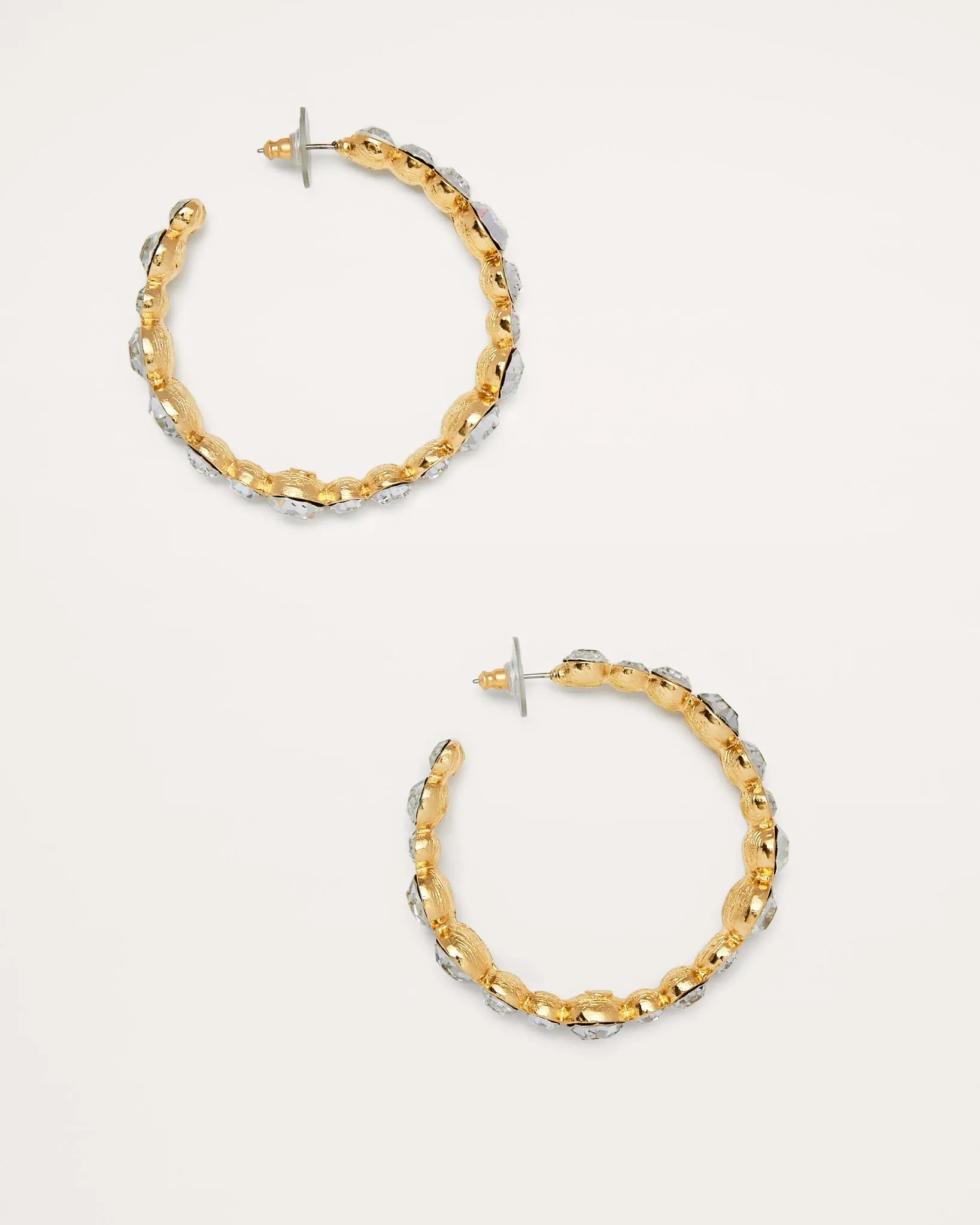 Eureka Crystal Hoop Earrings
