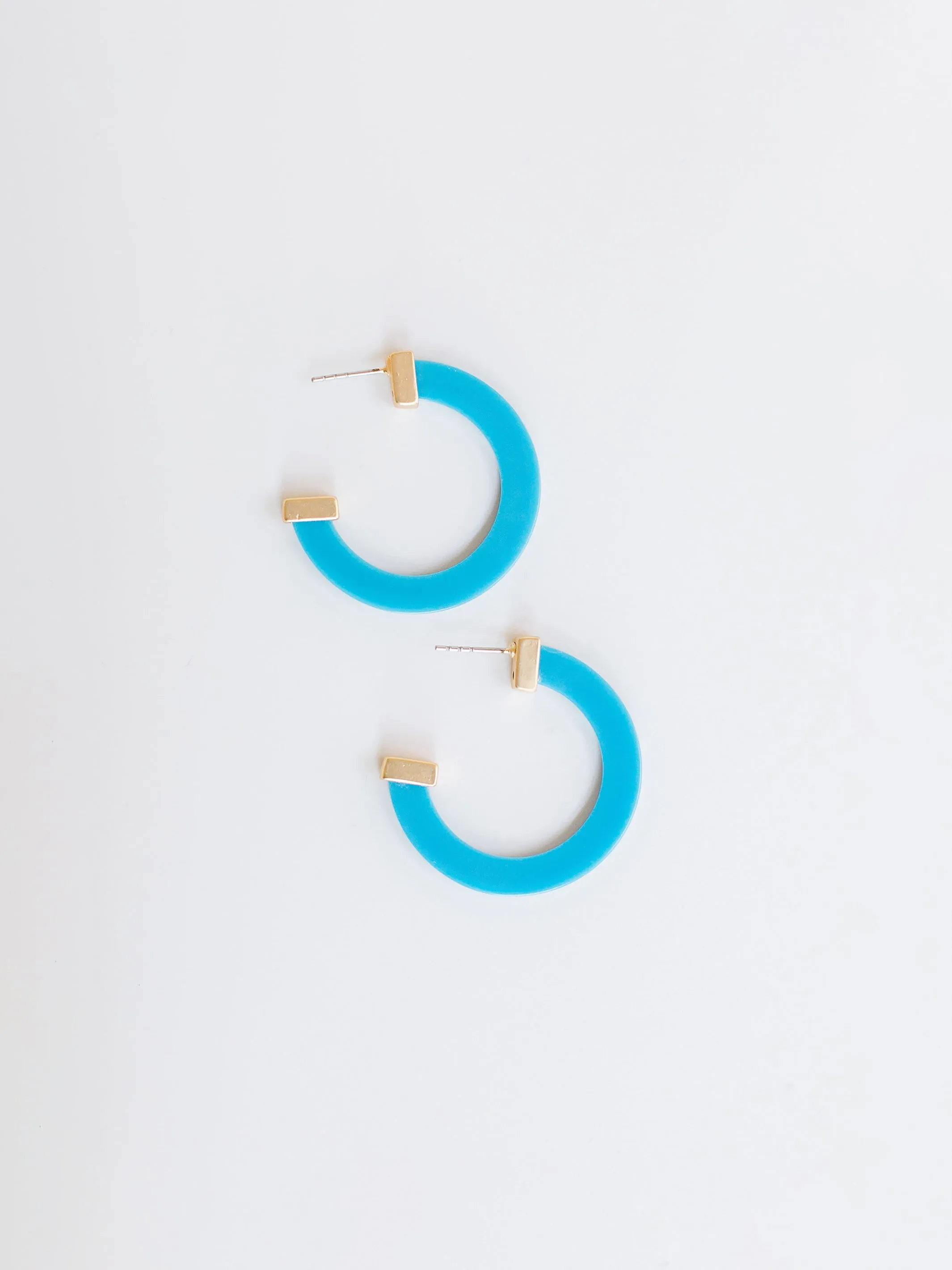 FINAL SALE - Classic Acrylic Hoops | Medium
