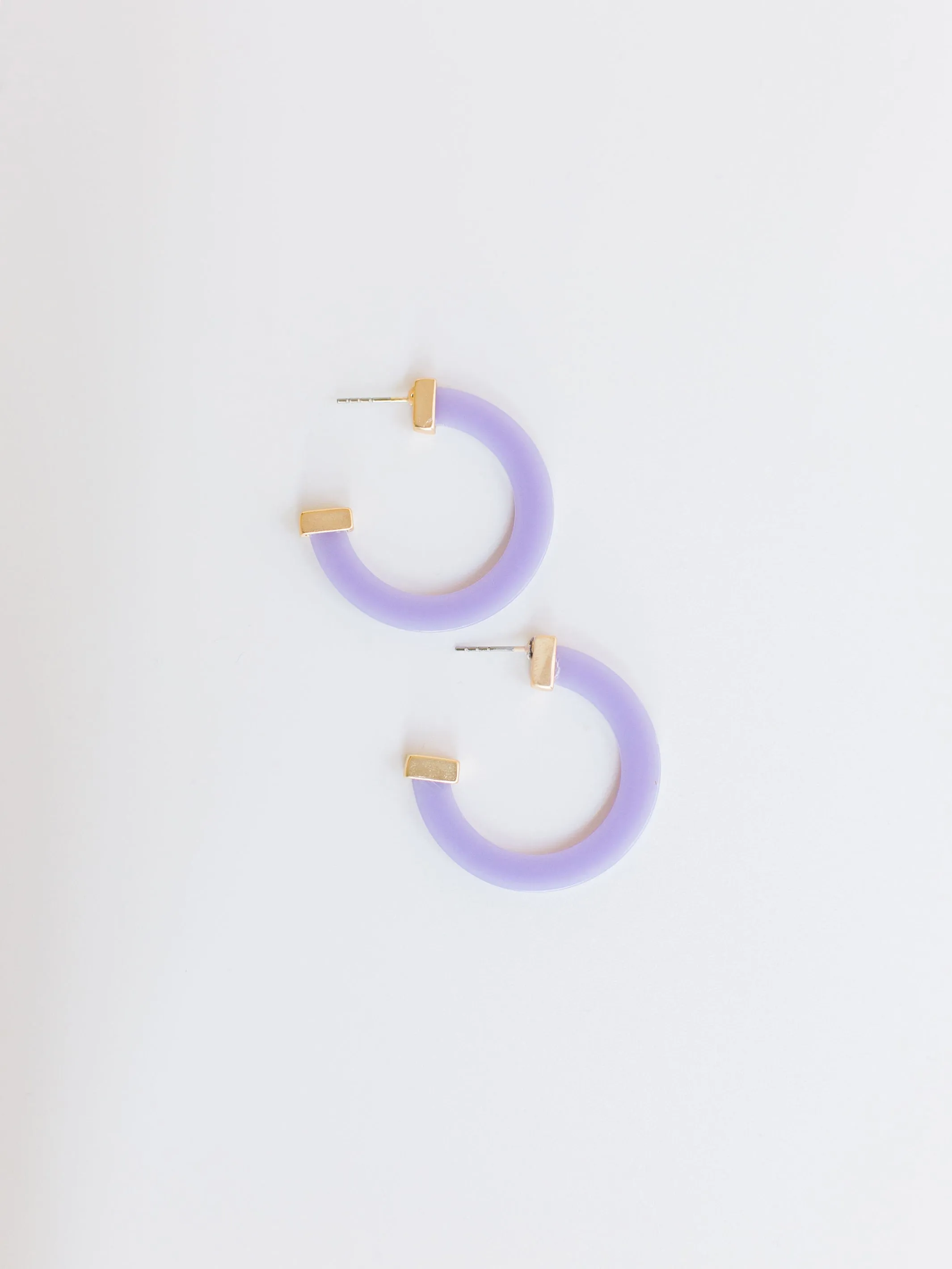 FINAL SALE - Classic Acrylic Hoops | Medium