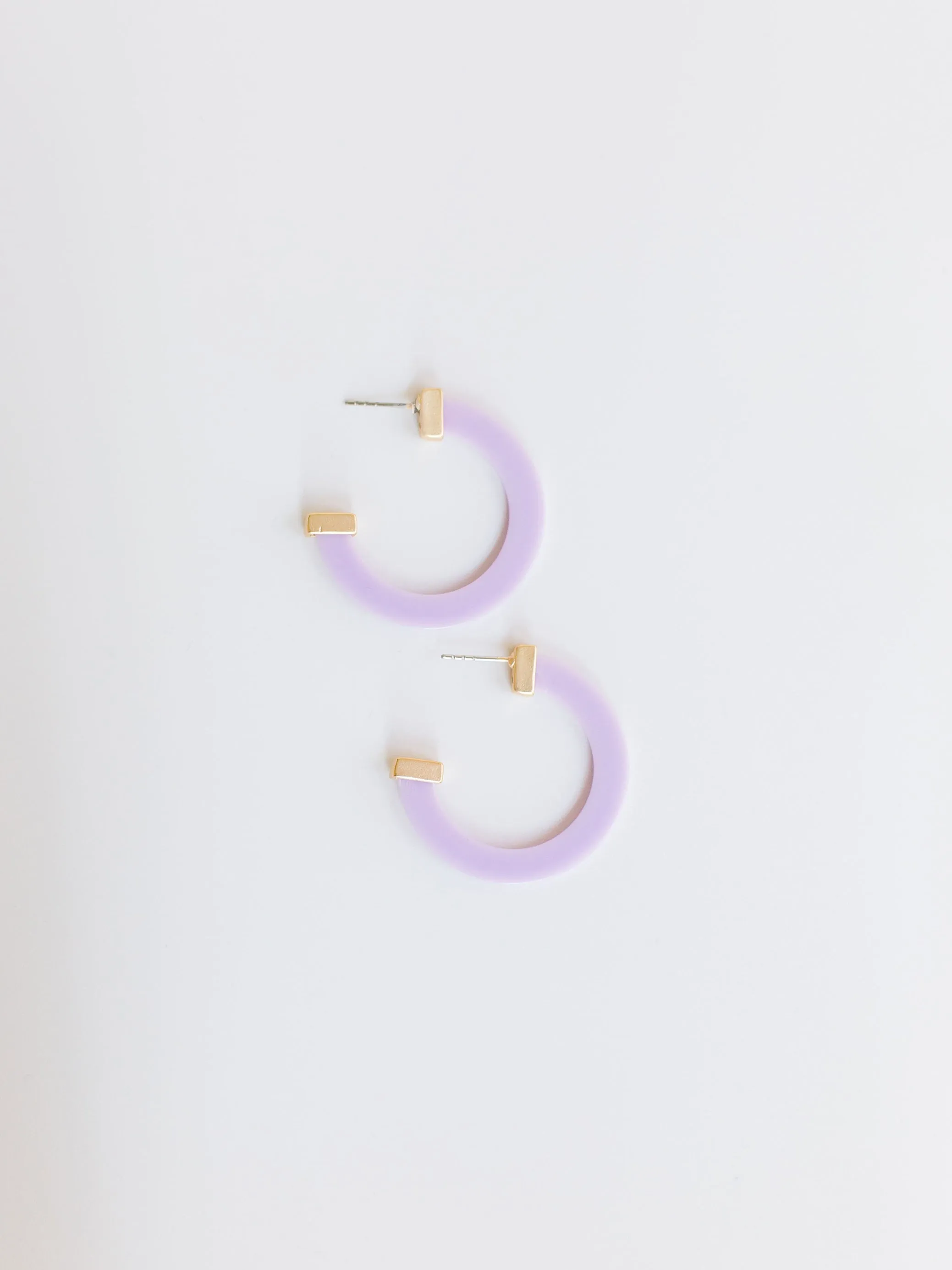 FINAL SALE - Classic Acrylic Hoops | Medium