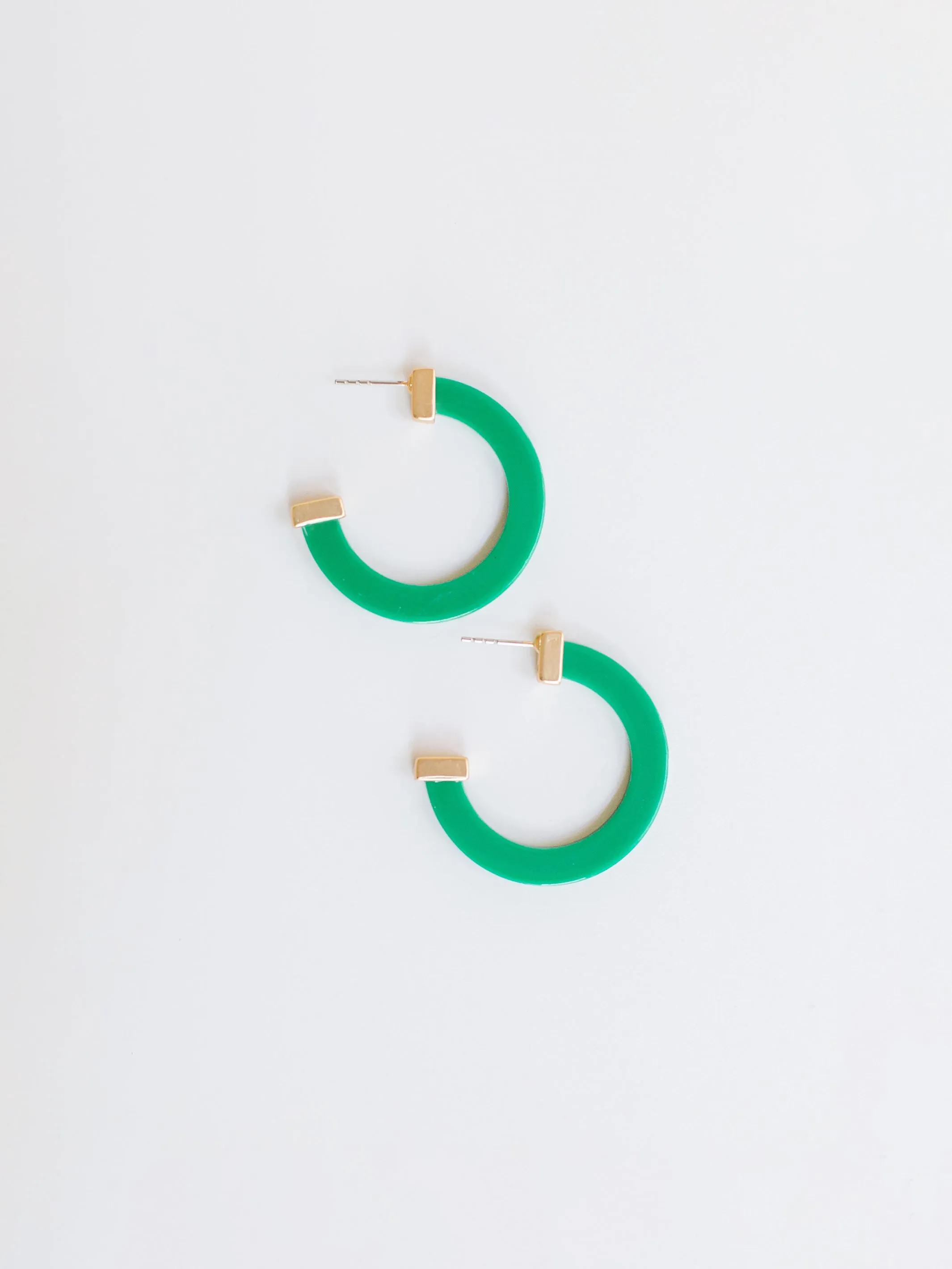 FINAL SALE - Classic Acrylic Hoops | Medium