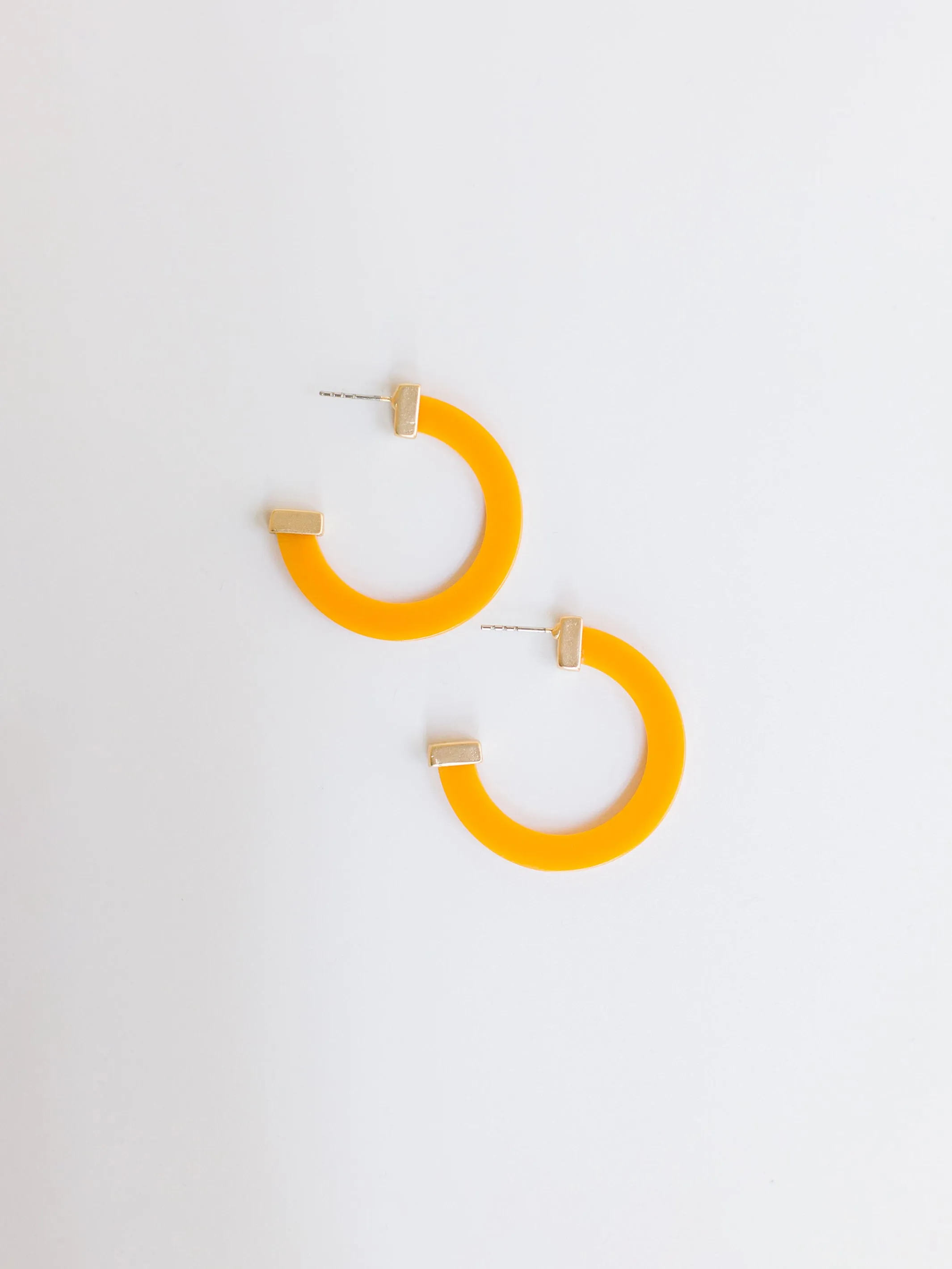 FINAL SALE - Classic Acrylic Hoops | Medium