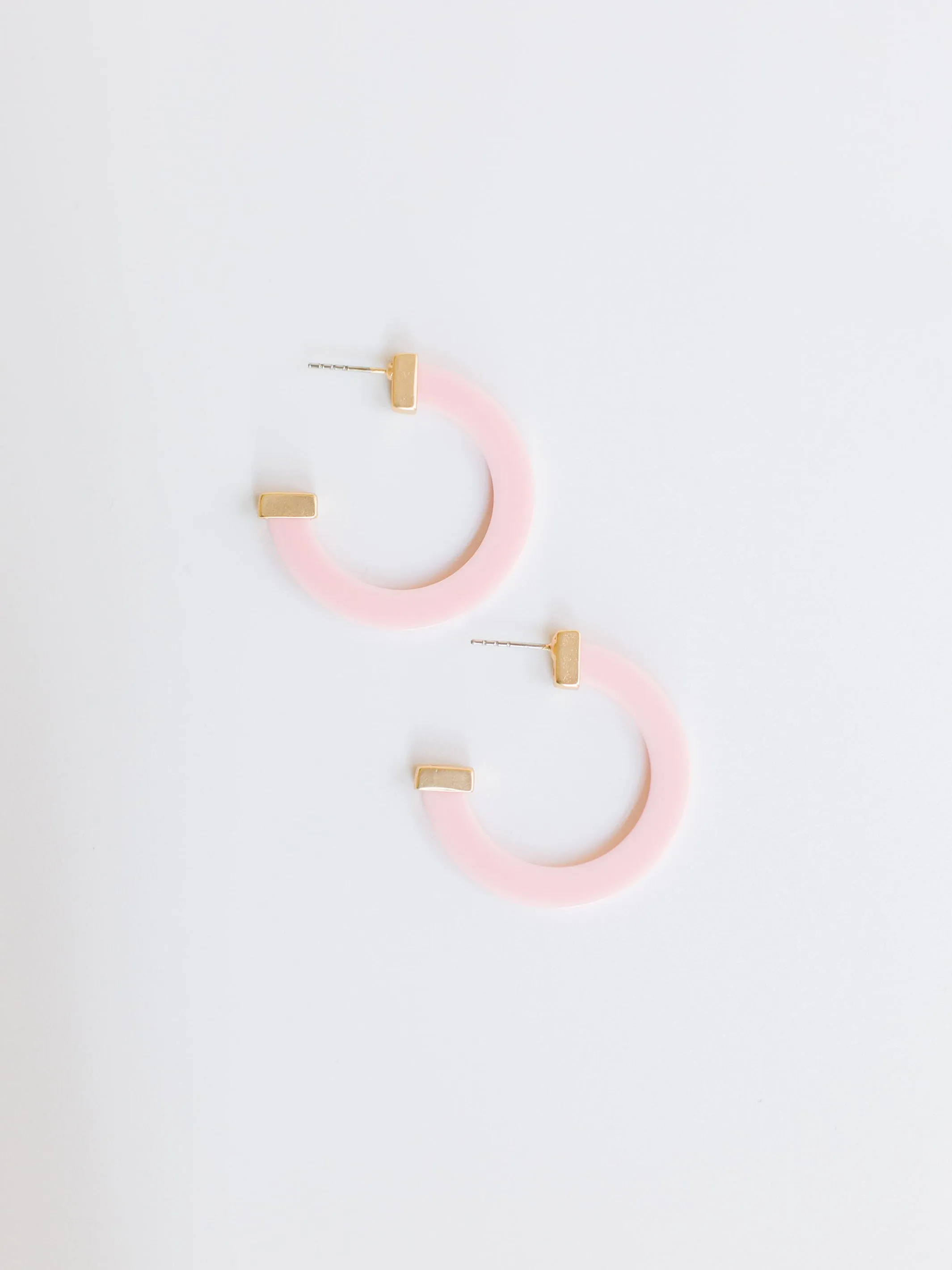 FINAL SALE - Classic Acrylic Hoops | Medium